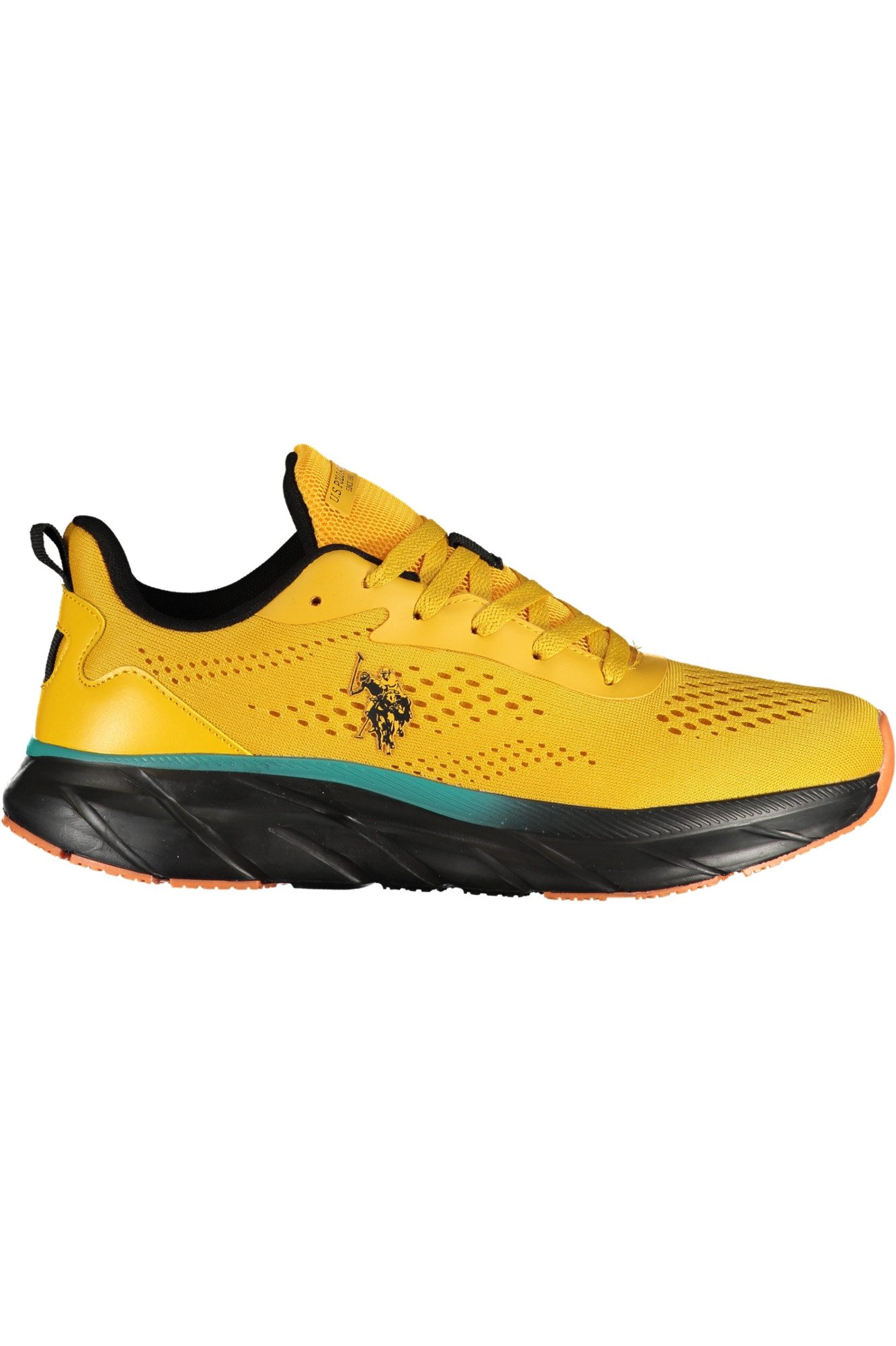 U.S. GRAND POLO Sneaker Gelbe Sportschuhe für Herren mit Kontrastdetails