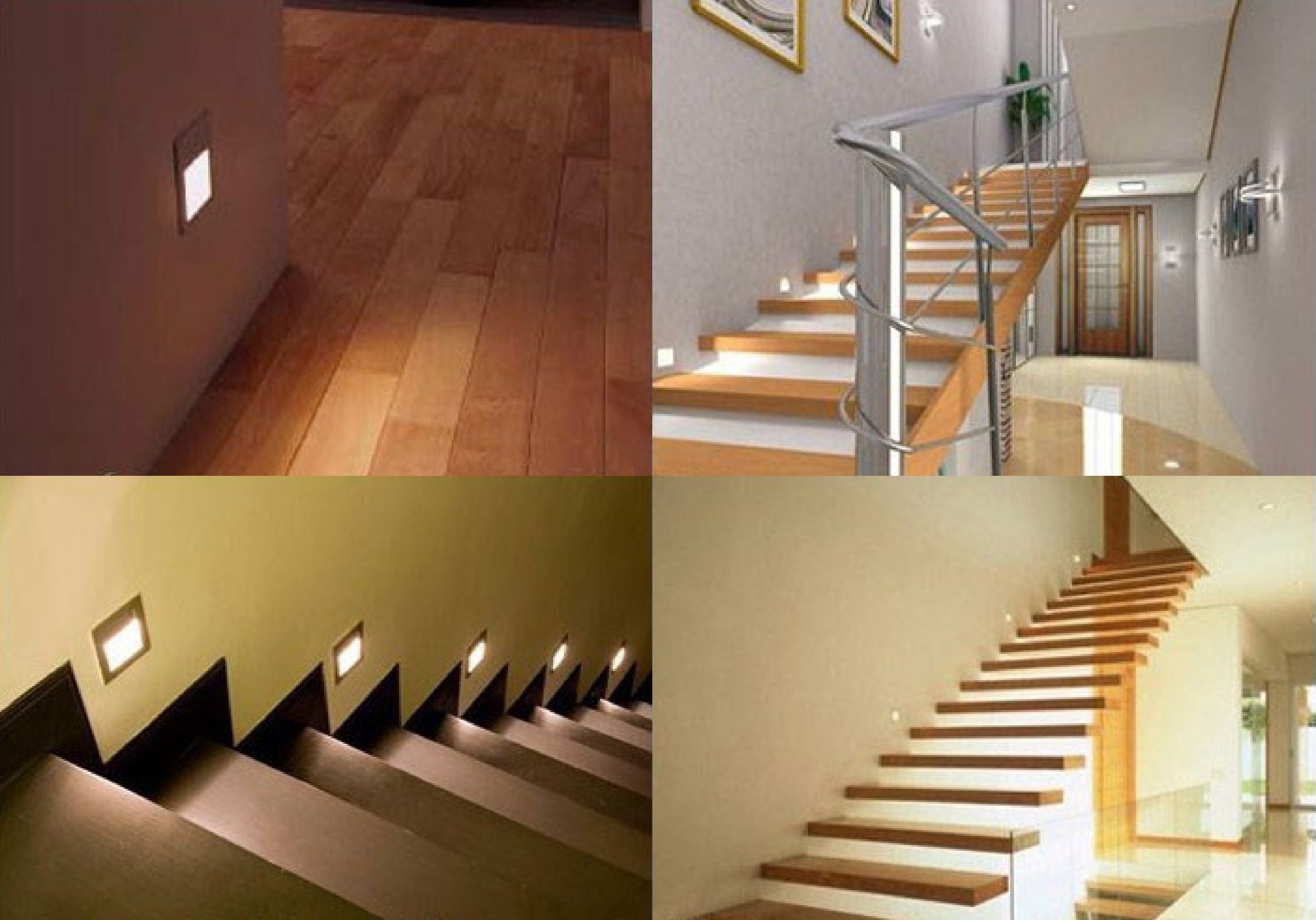 TRANGO LED Außen-Wandleuchte, Dimmfunktion, 1er Set SL-016S IP44 LED Wandleuchte *SOFIE* in Eckig, Treppen- Wandstrahler Edelstahl gebürstet für Innen & Außen inkl. 1x je 1 Watt LED Modul warmweiß 3000K, beliebig erweiterbar Einbauleuchte