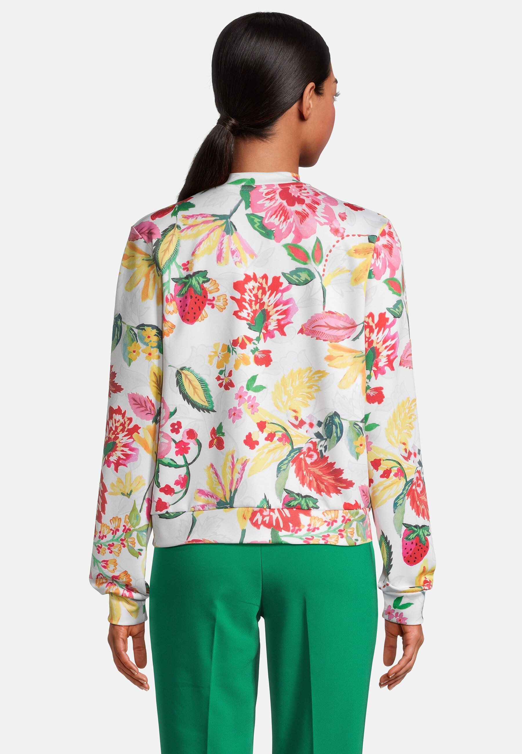 Princess goes Hollywood Sweatjacke mit Blumen-Print