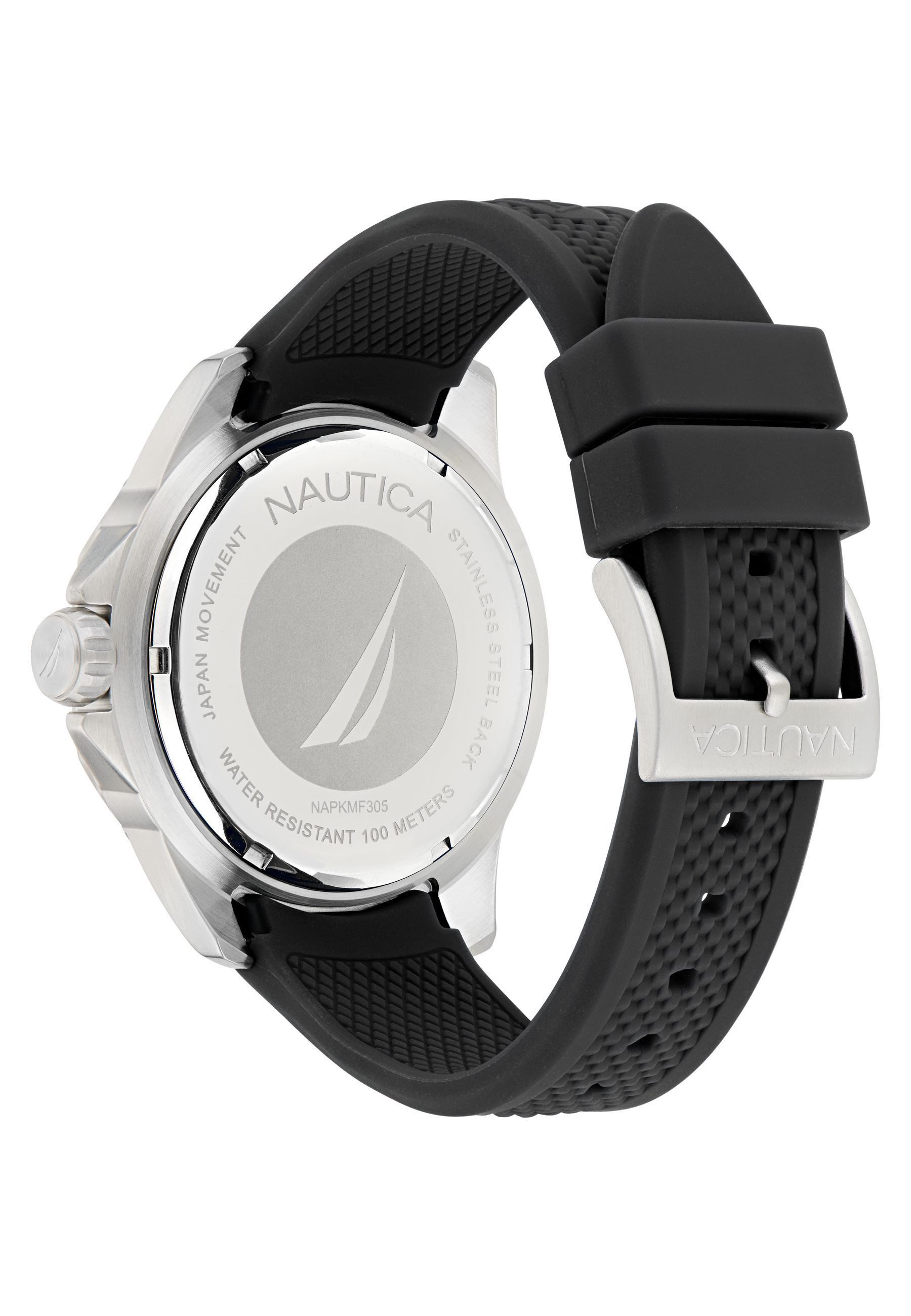 NAUTICA Quarzuhr KOH MAY BAY, (1-tlg., This product is a set), Quarz-Analoguhr
