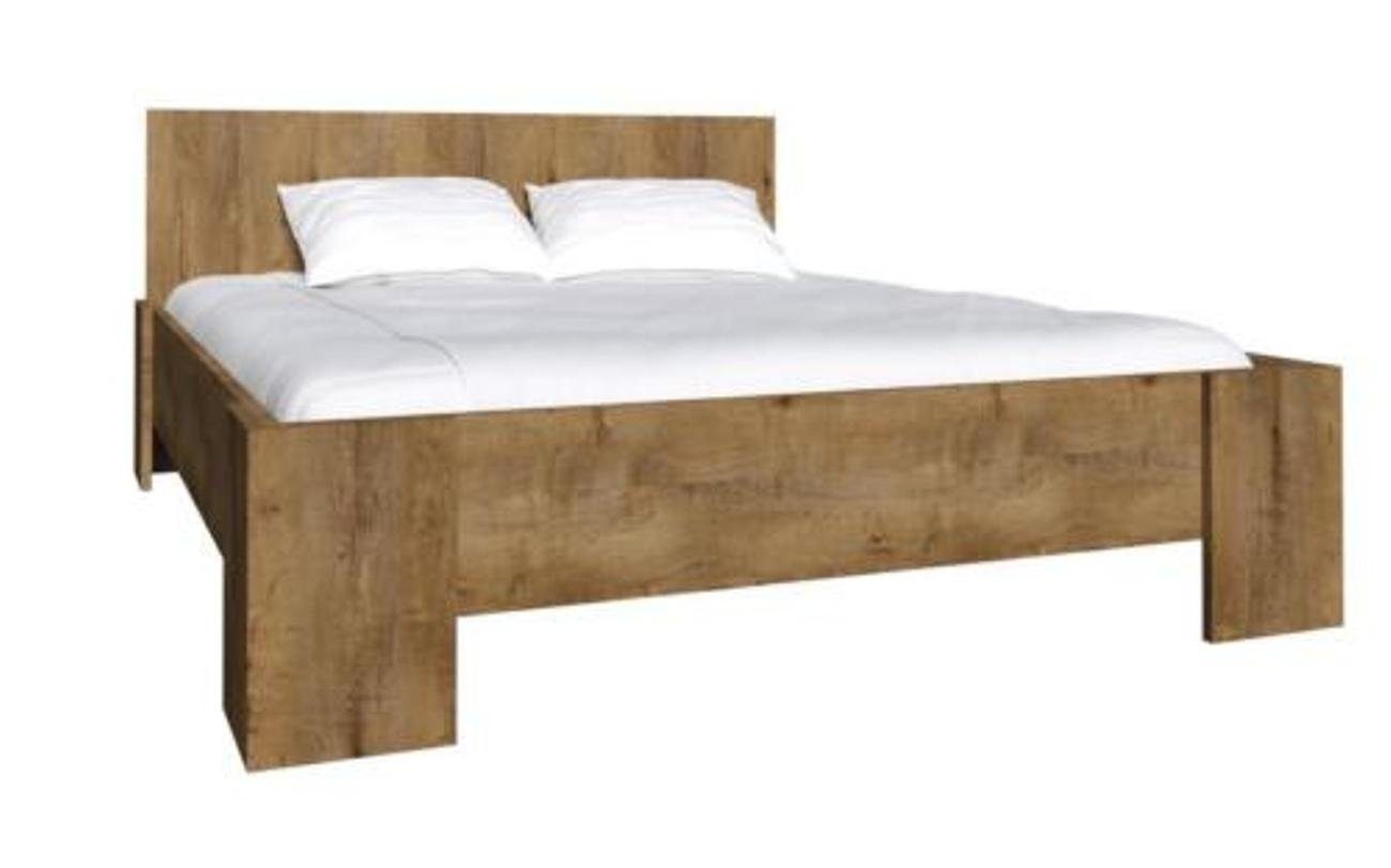 Design Doppel Luxus Betten Holzbett, Holz Zimmer Hotel Schlaf Bett Polster JVmoebel