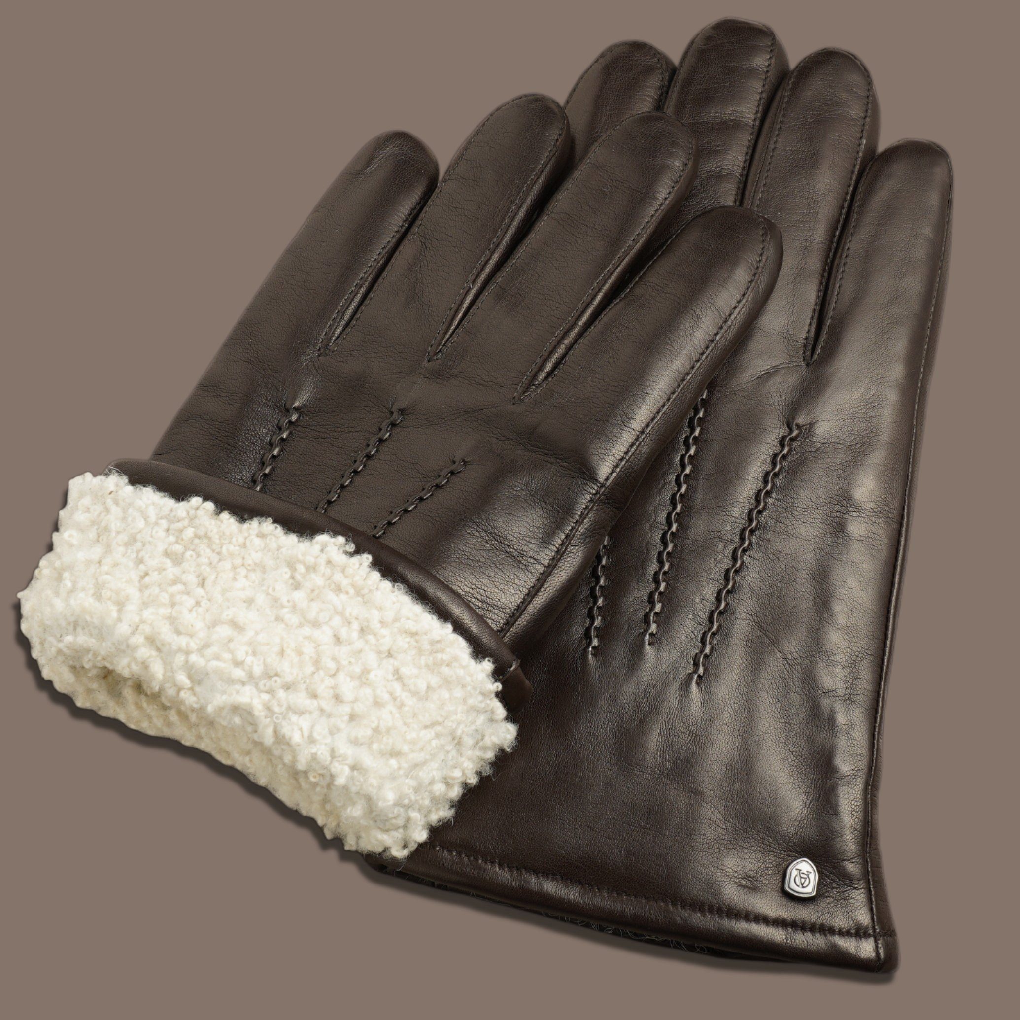 AKAROA Lederhandschuhe DAN mit Lammfellfutter günstig online kaufen
