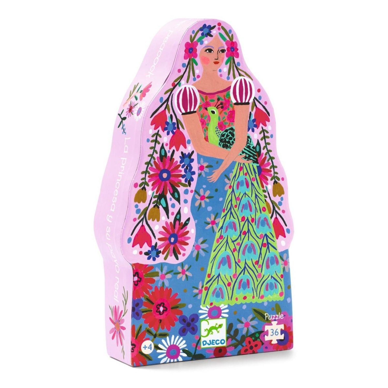 Puzzle DJ07300 Puzzle: Prinzessin & Pfau
