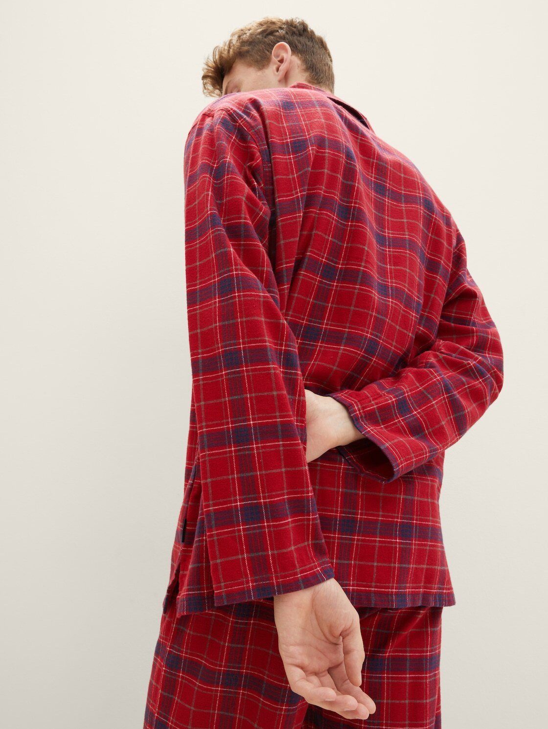 Karomuster Pyjama mit Schlafhose TOM TAILOR