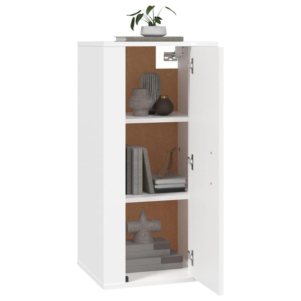 furnicato TV-Schrank TV-Wandschrank Weiß 40x34,5x80 cm