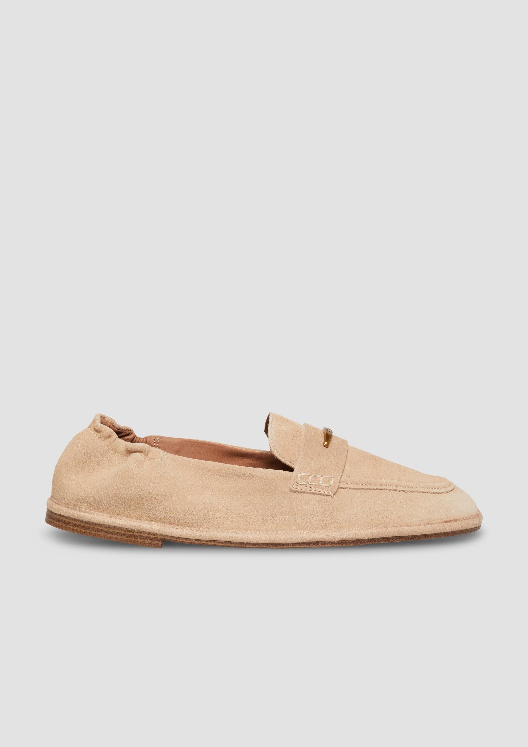 s.Oliver Slipper Schnürschuh Leder-Loafer mit dekorativem Detail günstig online kaufen