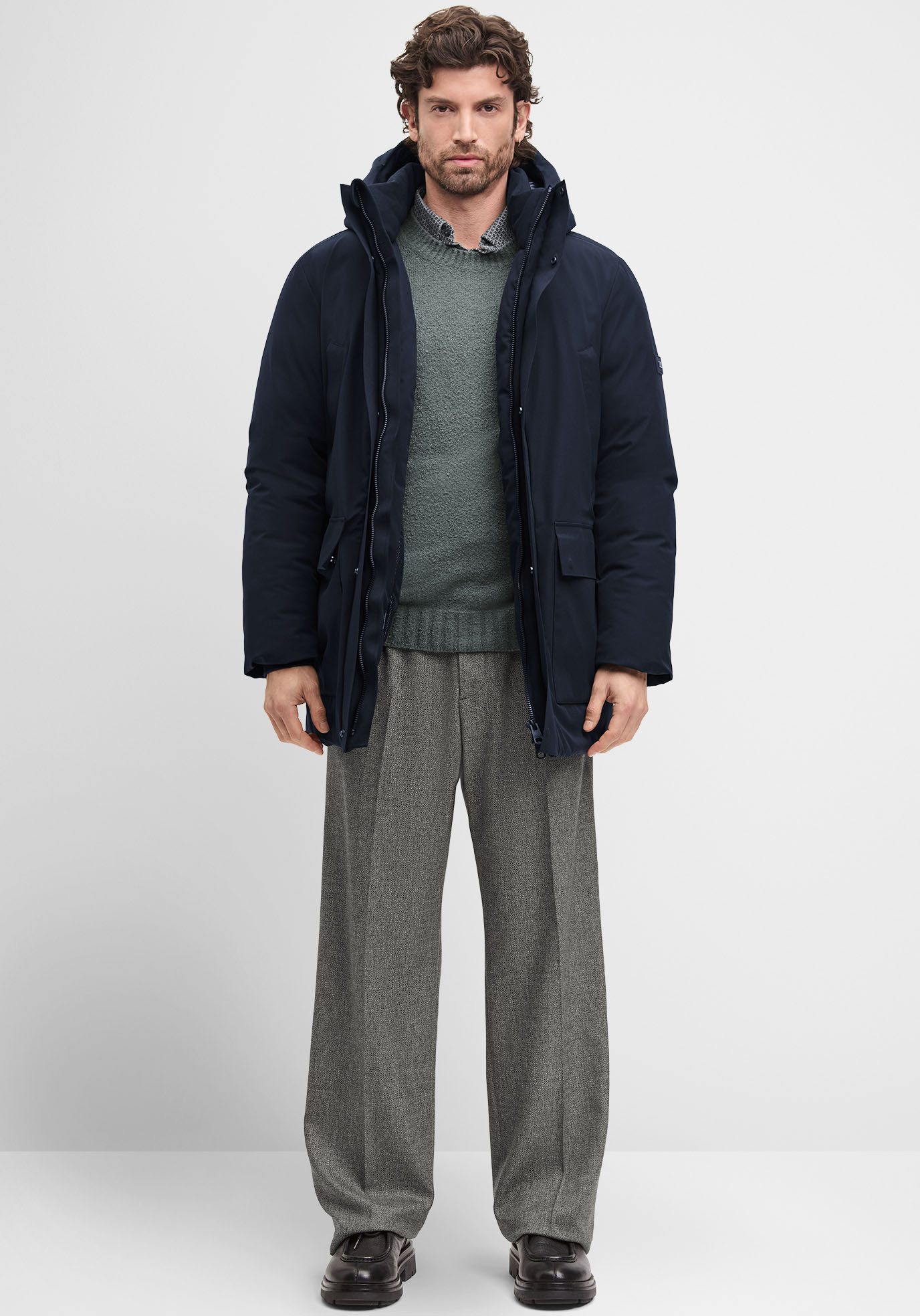 Cinque Wintermantel CIRESISTOR Kapuze, regular fit, wattiert