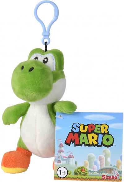 Super Mario Kuscheltier Super Mario - Yoshi - Plüsch Schlüsselanhänger 15 cm (NEU & OVP)