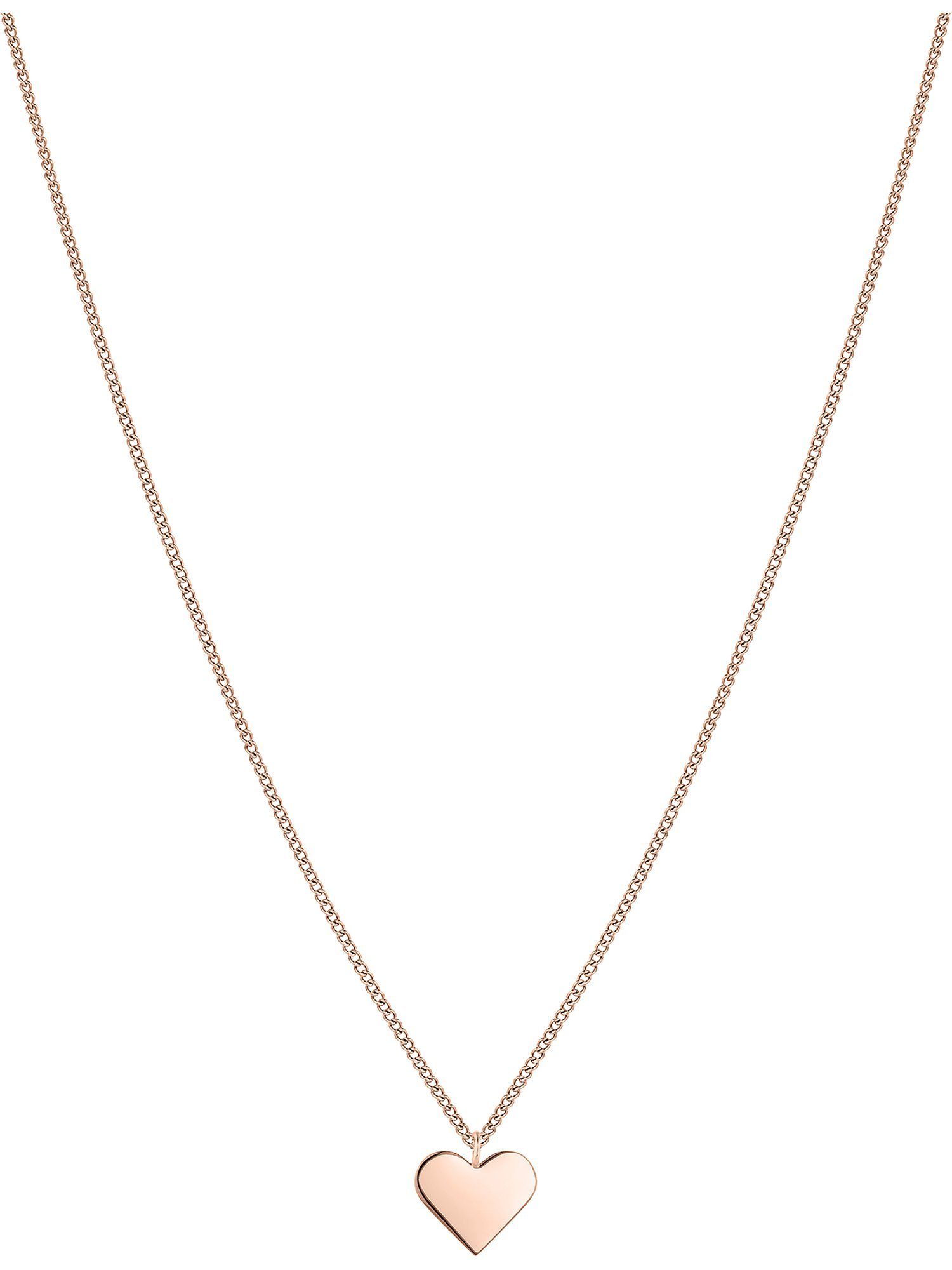 Edelstahlkette Tamaris Damen-Kette Edelstahl Herz