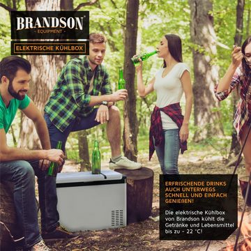 Brandson Outdoor-Flaschenkühler, Kompressor Kühlbox, bis – 22°C, ECO Modus, 30 L, für Auto & Haus