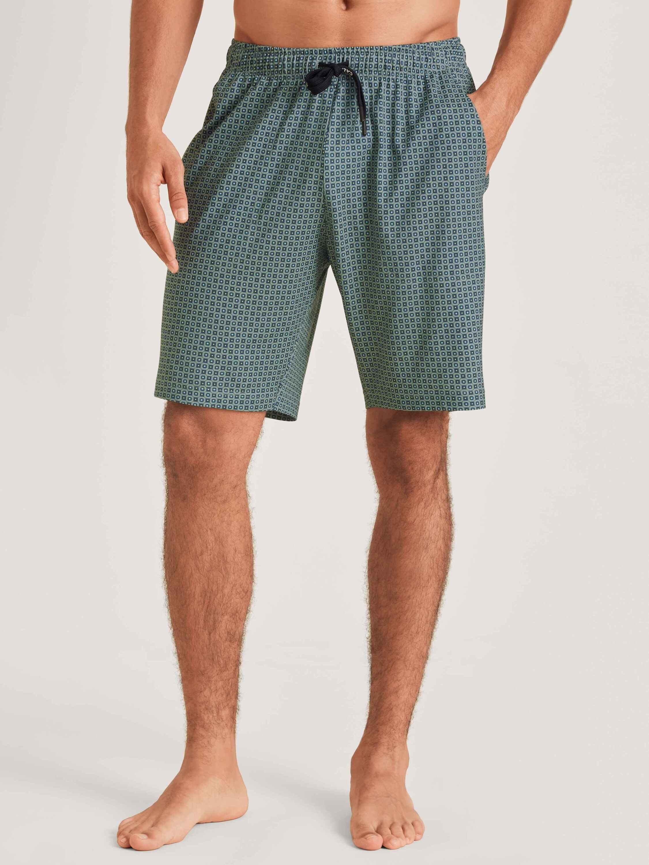 CALIDA Pyjamahose Bermudas (1-tlg) slate grey | Shorts