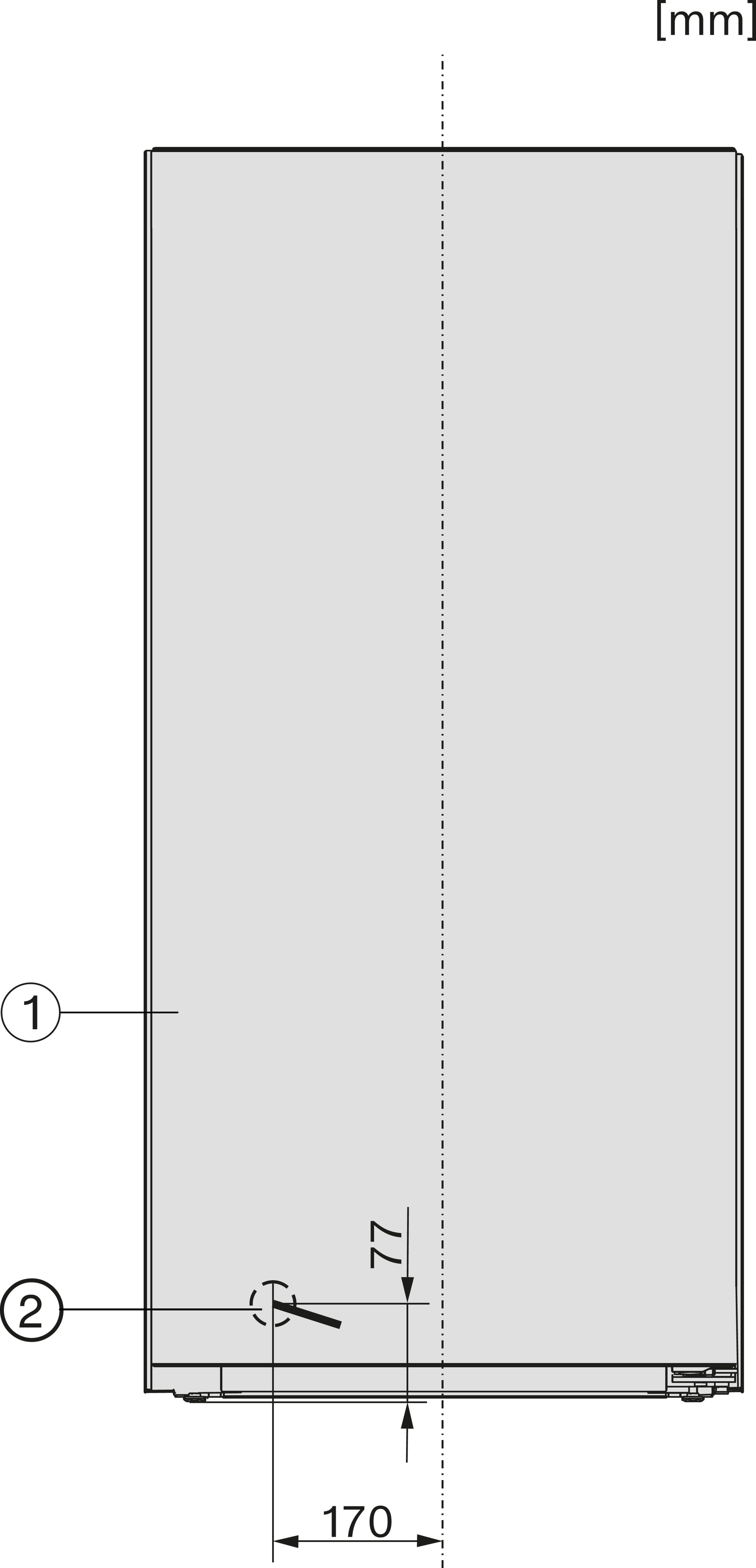 Miele Gefrierschrank FN 4312 D, 125,5 cm hoch, 59,7 cm breit – Bild 5 von 5