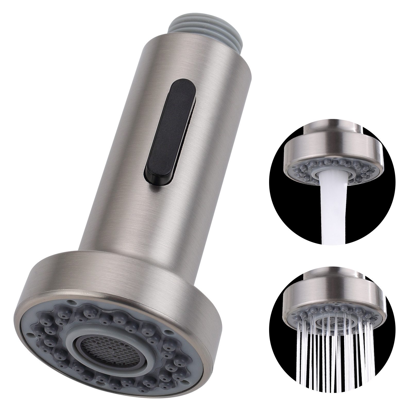 HOMELODY Küchenarmatur Ausziehbarer Spülbecken-Duschkopf, gebürstet, 2 Stra günstig online kaufen