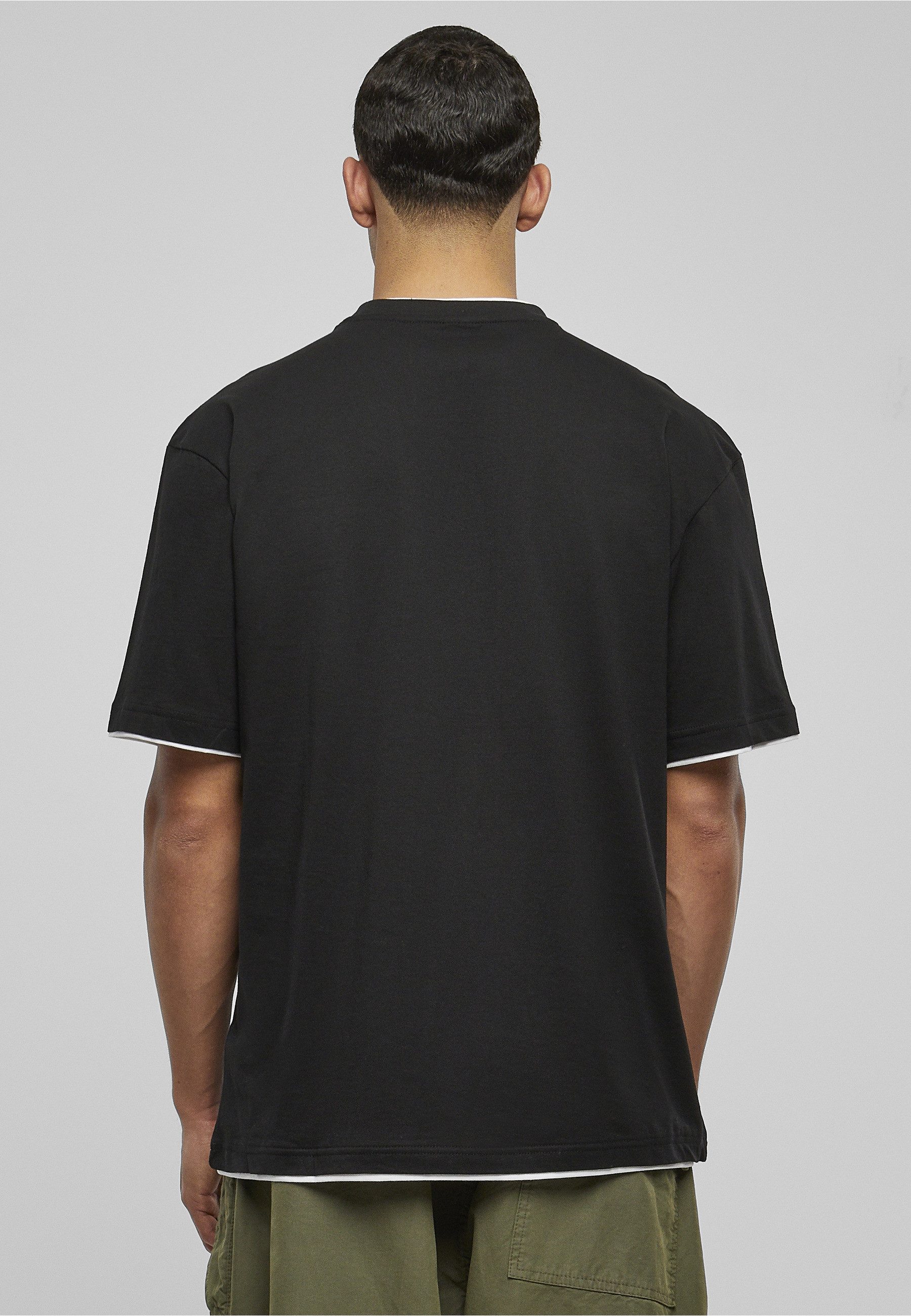 URBAN CLASSICS Kurzarmshirt Urban Classics Herren Contrast Tall Tee (1-tlg) – Bild 5 von 5