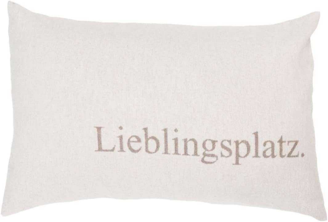 DAVID FUSSENEGGER Подушкиhülle Lieblingsplatz beige natur 40 x 60 cm