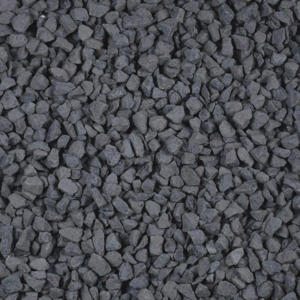 GarPet Zierkies Zierkies 25 kg Ziersplitt Basalt Anthrazit Aquarium Garten Weg Гравий