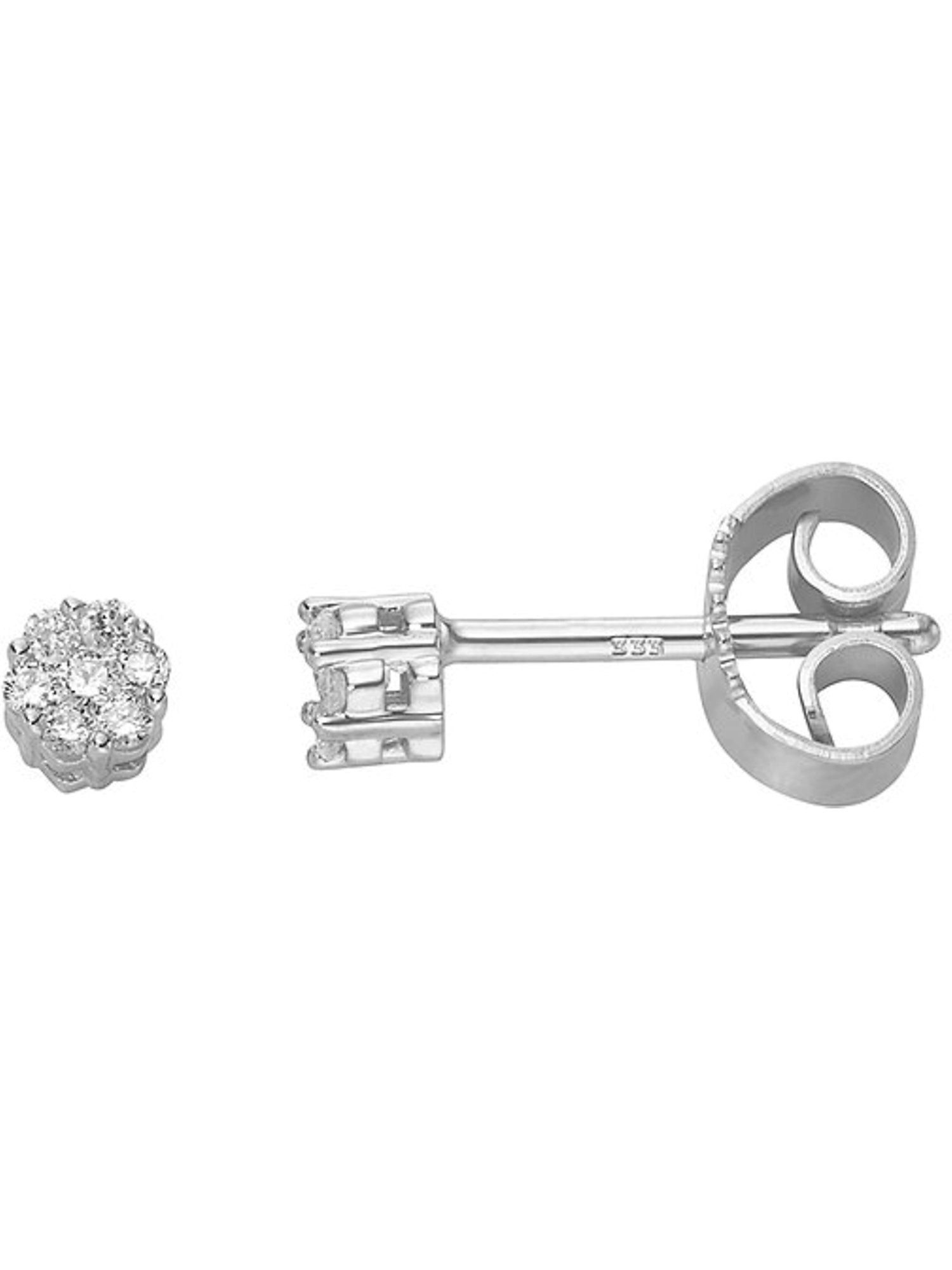 CHRIST Paar Ohrstecker CHRIST Damen-Ohrstecker 585er Weißgold 14 Diamant günstig online kaufen