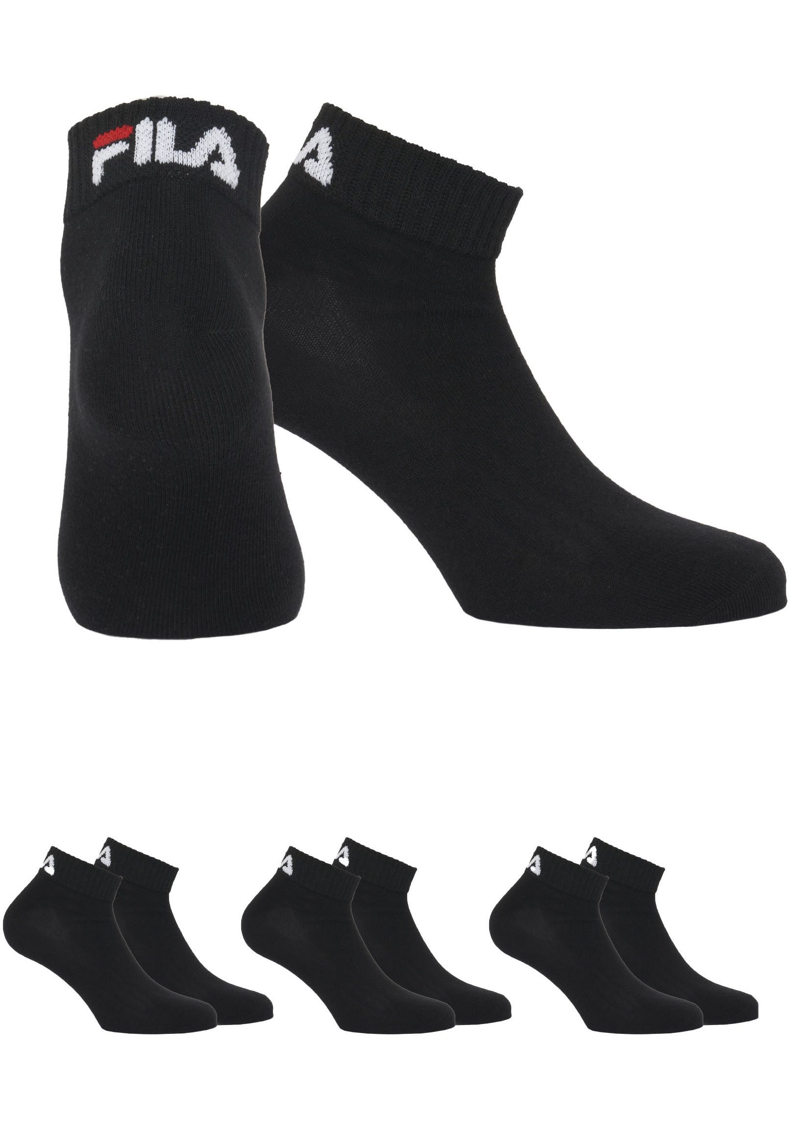 Fila Kurzsocken UNISEX INVISIBLE PLAIN SOCKS (3-Paar) mit Logostickerei günstig online kaufen