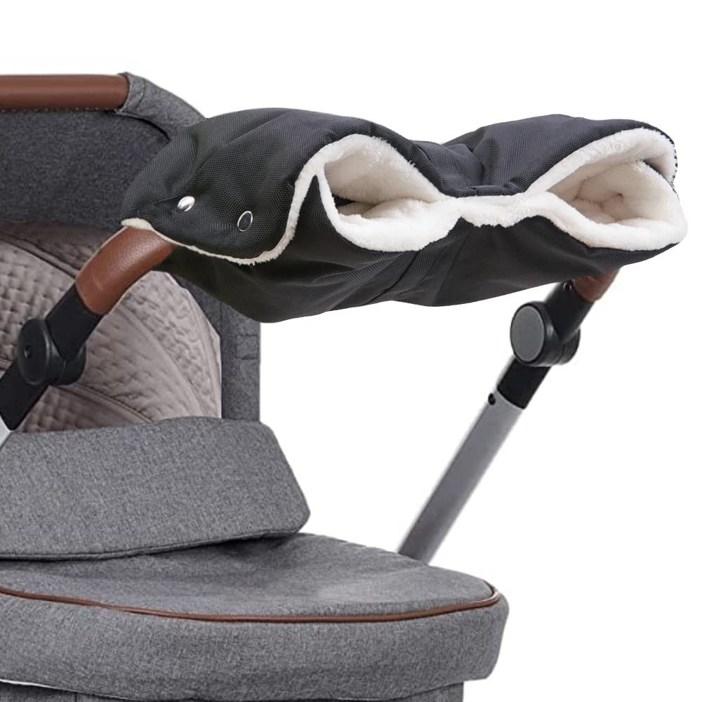 NUODWELL Грелки для рук на коляску Грелка для рук Kinderwagen, Universalgröße Kinderwagenmuff Warm Handschuhe, für Wasserdicht und Winddicht