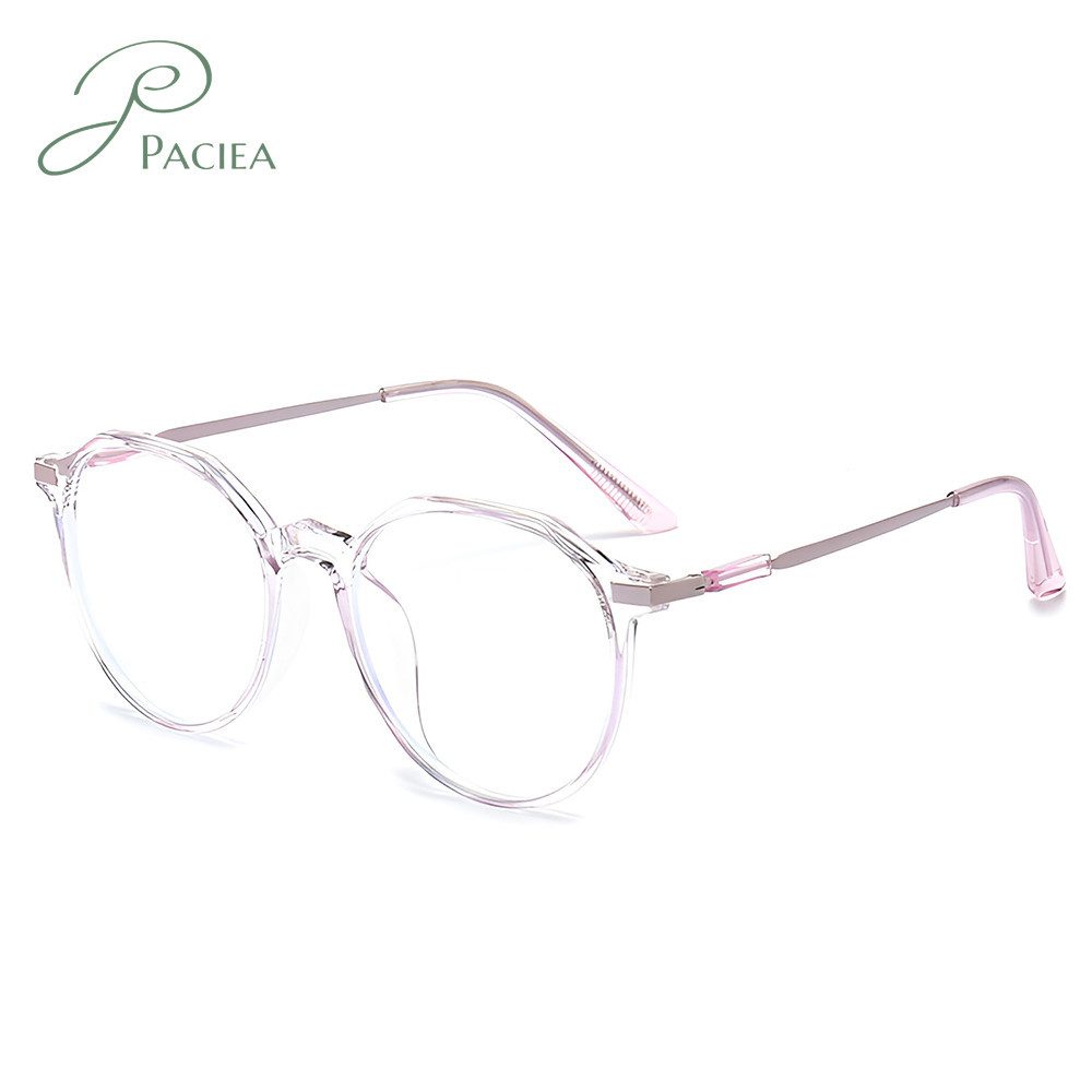 PACIEA Lesebrille Damen Herren Rundrahmen Blaulichtfilter Vollrand Ultraleicht
