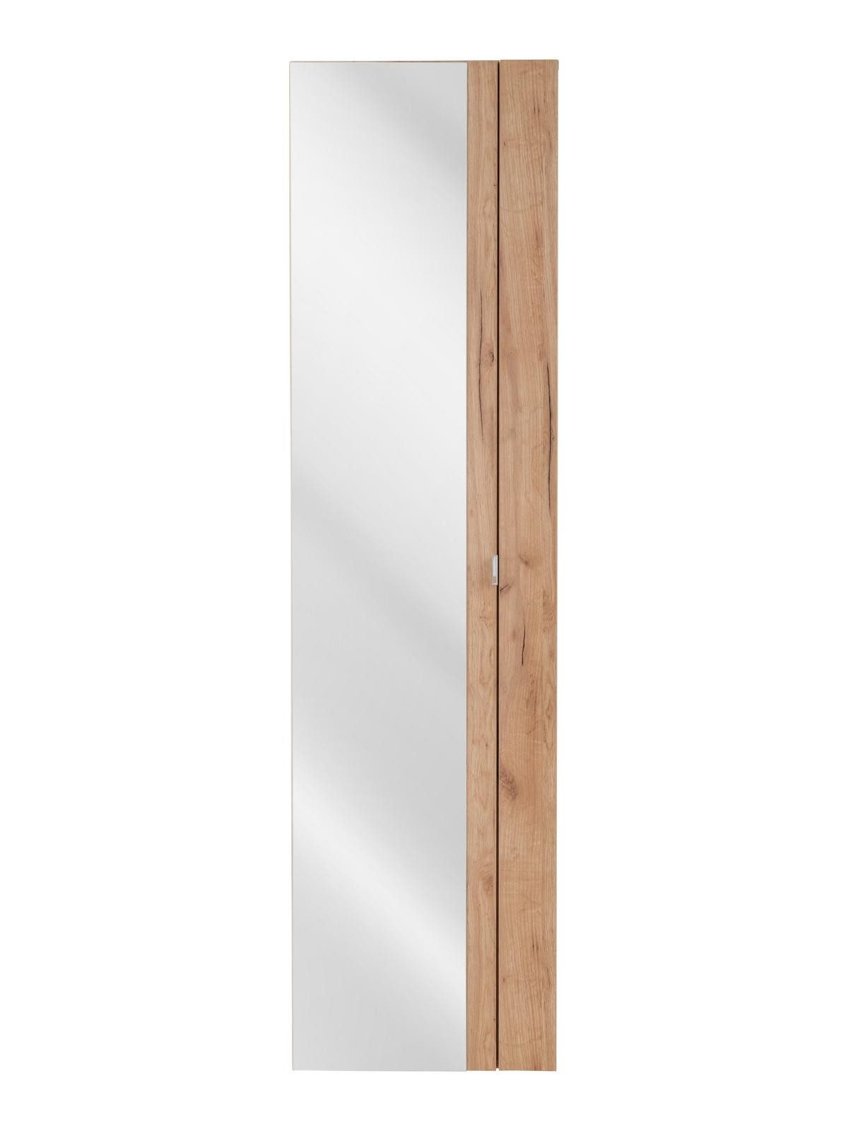 Xlmoebel Hängeschrank Badezimmerregal mit Spiegel, hoch, 45x33x170 cm (1-St) Made in Europa
