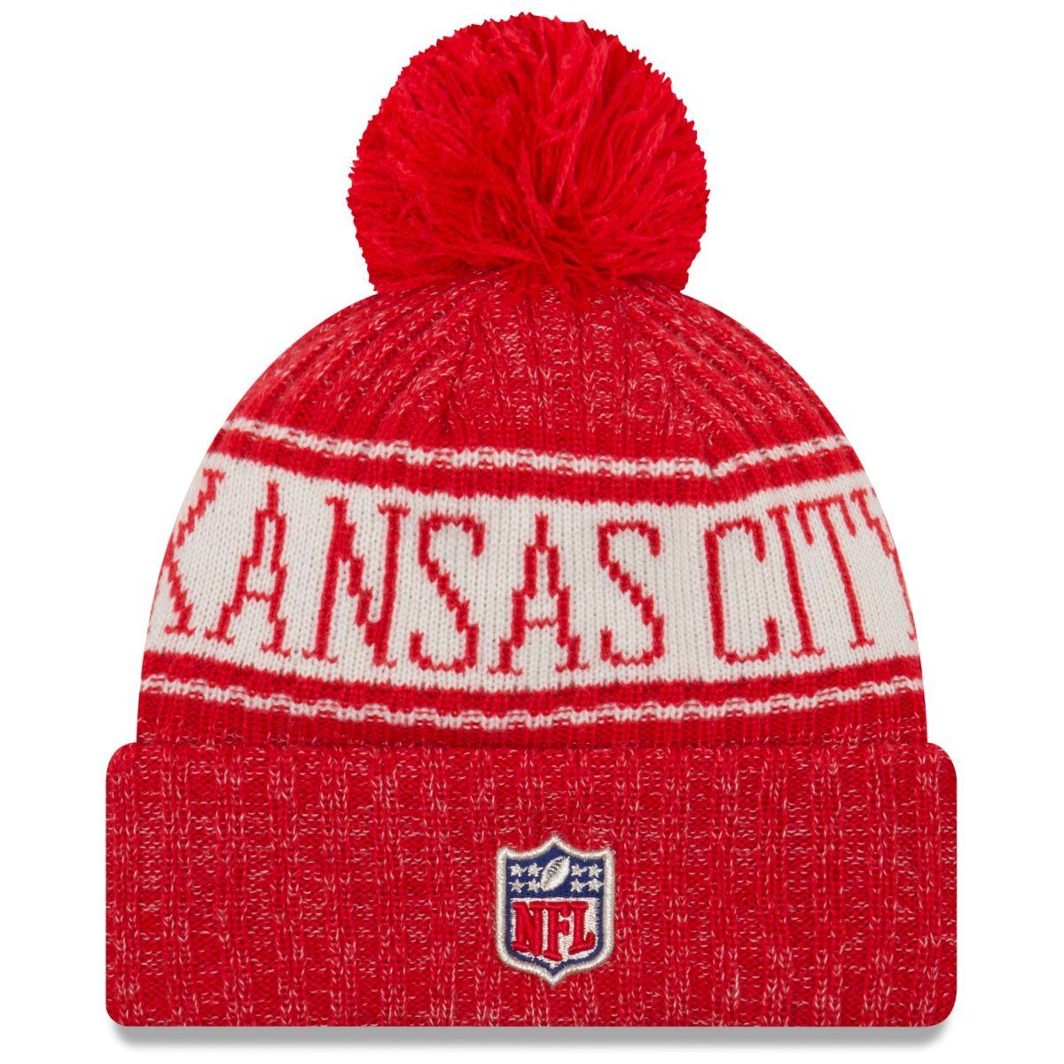 New Era Fleecemütze NFL Sideline Bobble Kansas City Chiefs günstig online kaufen