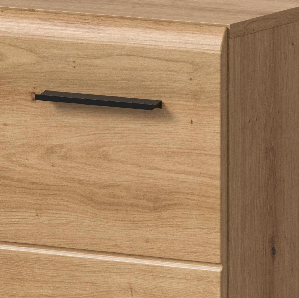 Inn.Furn Badkommode Cover (Badschrank in Eiche Artisan, 30 x 106 cm), als Hängeschrank oder stehend – Bild 5 von 5