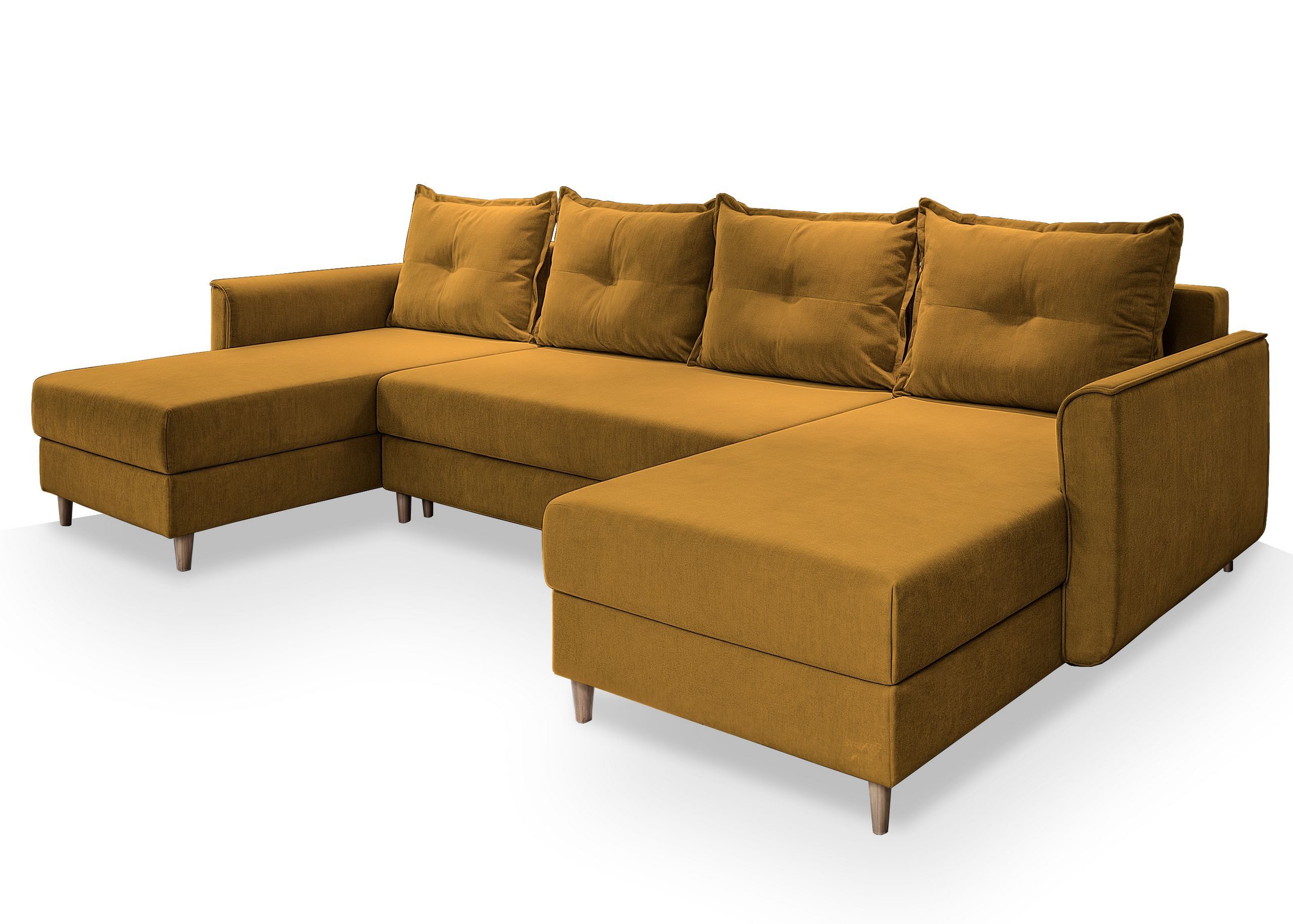 Masseno Ecksofa VERNI mit Schlaffunktion U-Form, günstig online kaufen
