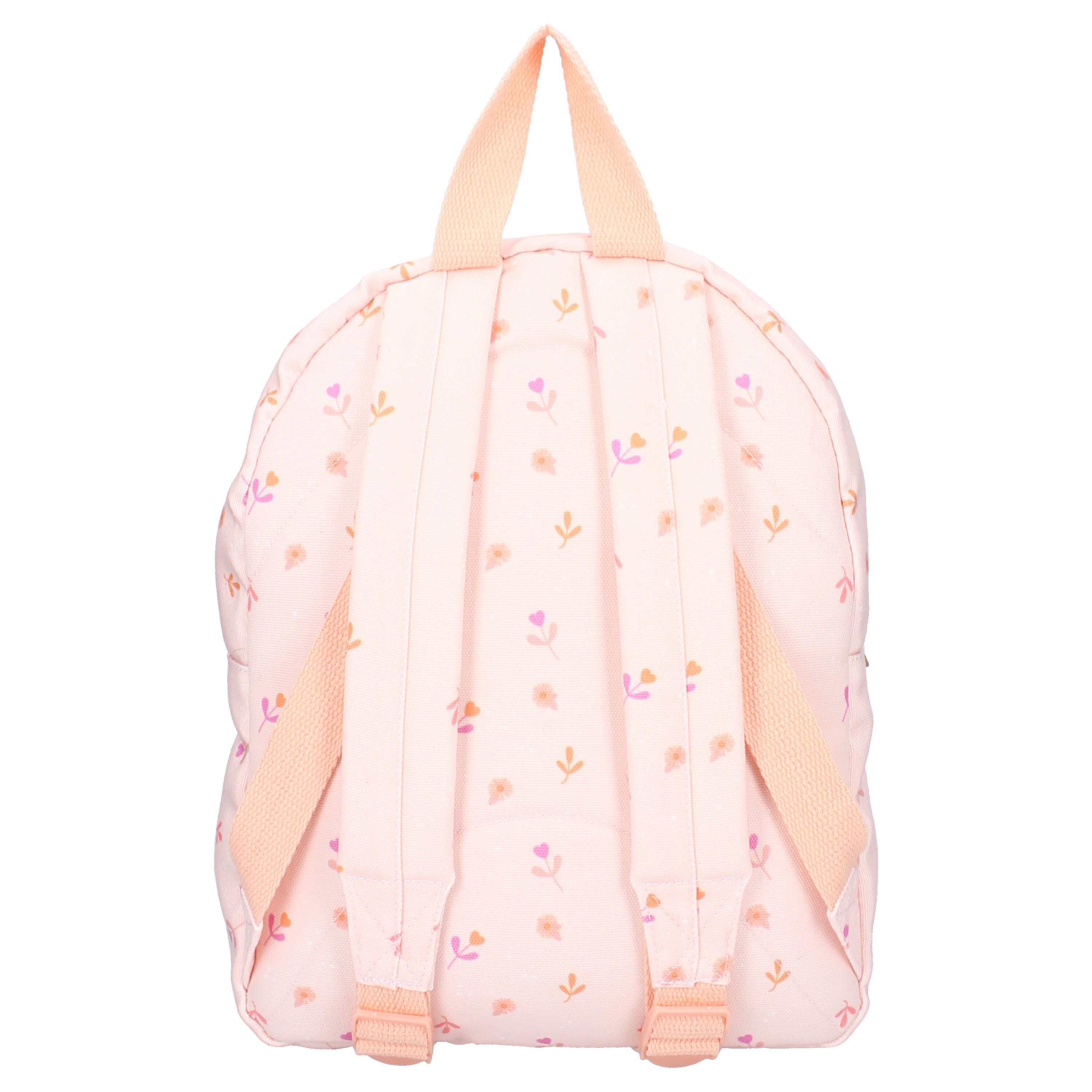 Kidzroom Kinderrucksack Rucksack – Rosa mit fröhlichem Print für Schule und Freizeit – Bild 4 von 4