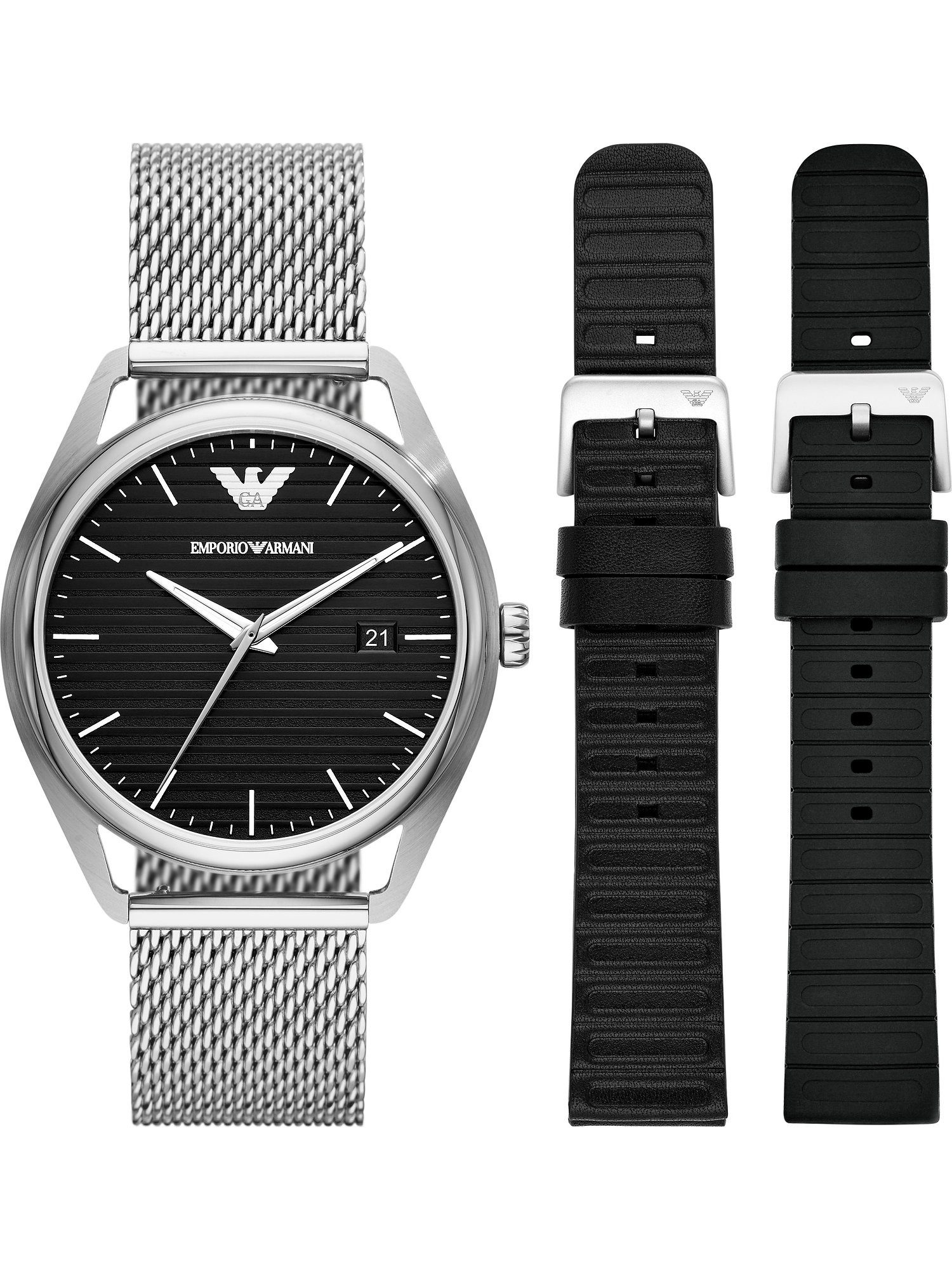 Quarzuhr Emporio Armani Herren-Uhren-Sets Analog Quarz
