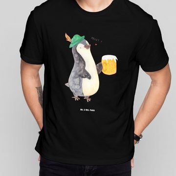 Mr. & Mrs. Panda T-Shirt Pinguin Bier - Schwarz - Geschenk, Oktoberfest, Sprüche, Feierabend, (1-tlg)