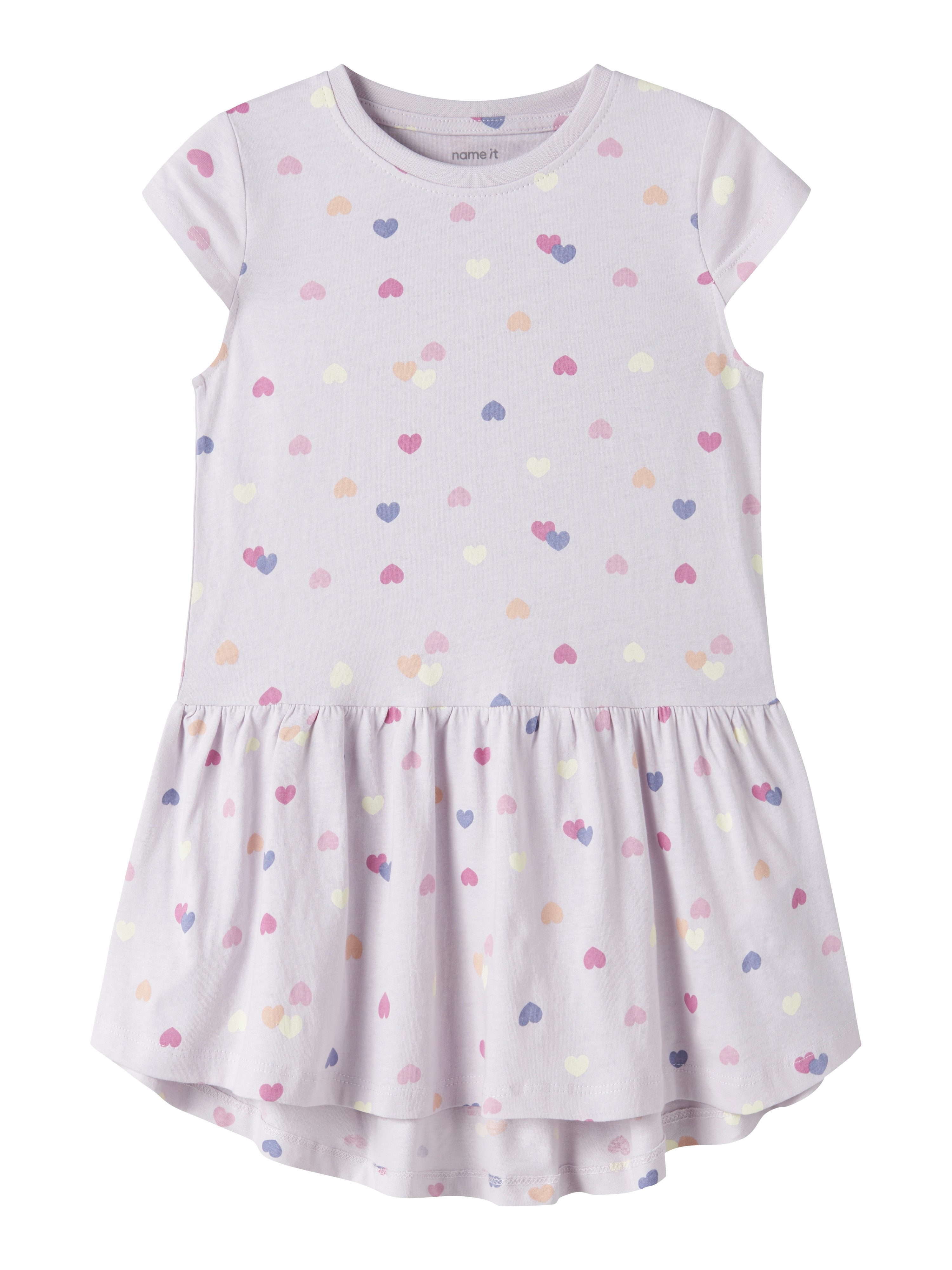 Name It Jerseykleid NMFVIGGA CAPSL DRESS F1 NOOS Baumwolle, regular fit