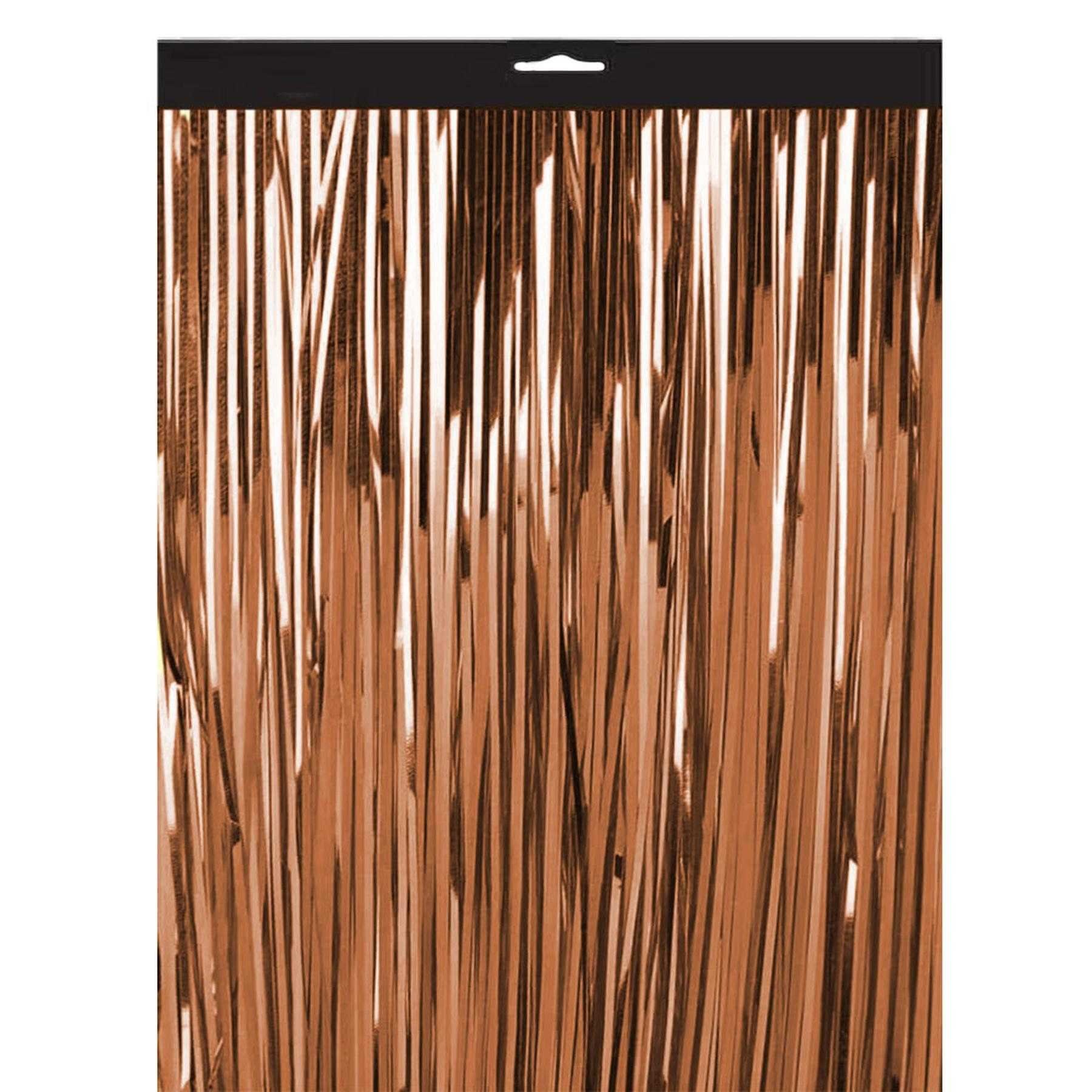 Kopper-24 Türvorhang Lametta Vorhang 2 x 1 m, Rose Gold günstig online kaufen