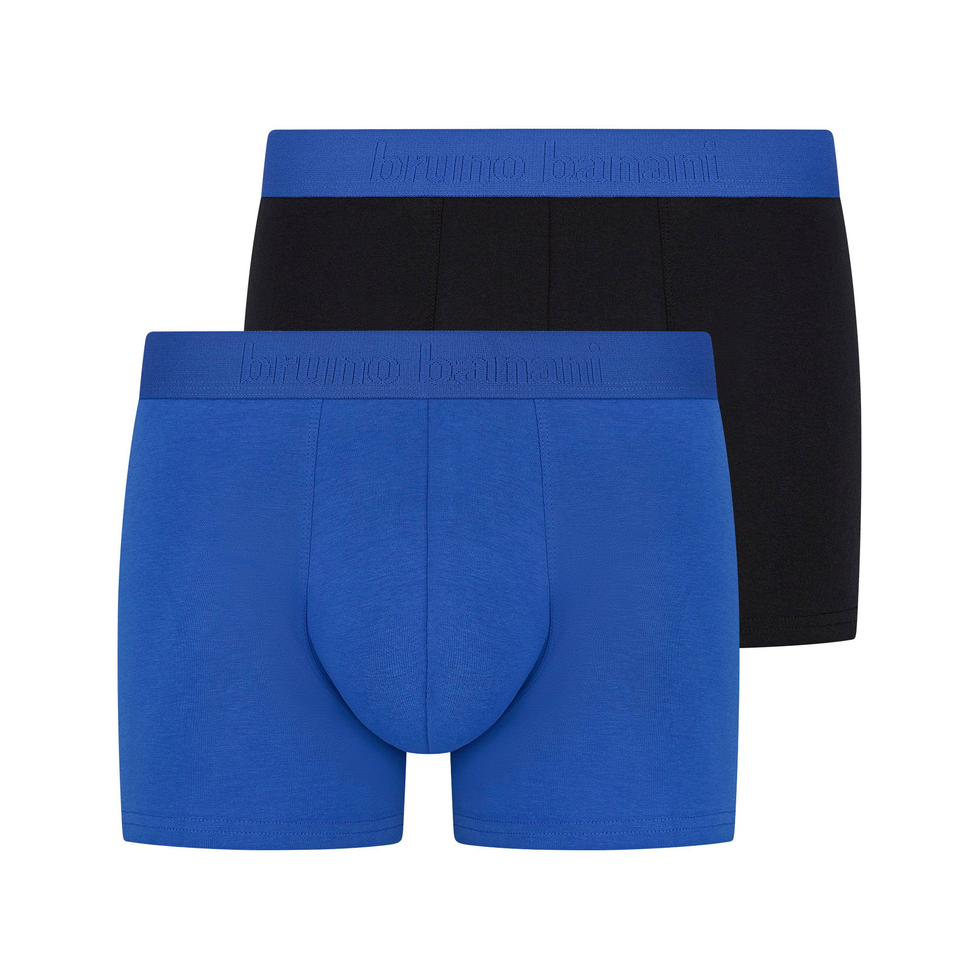Bruno Banani Boxer Flowing (2er Pack) mit kontrastreichem Logobund