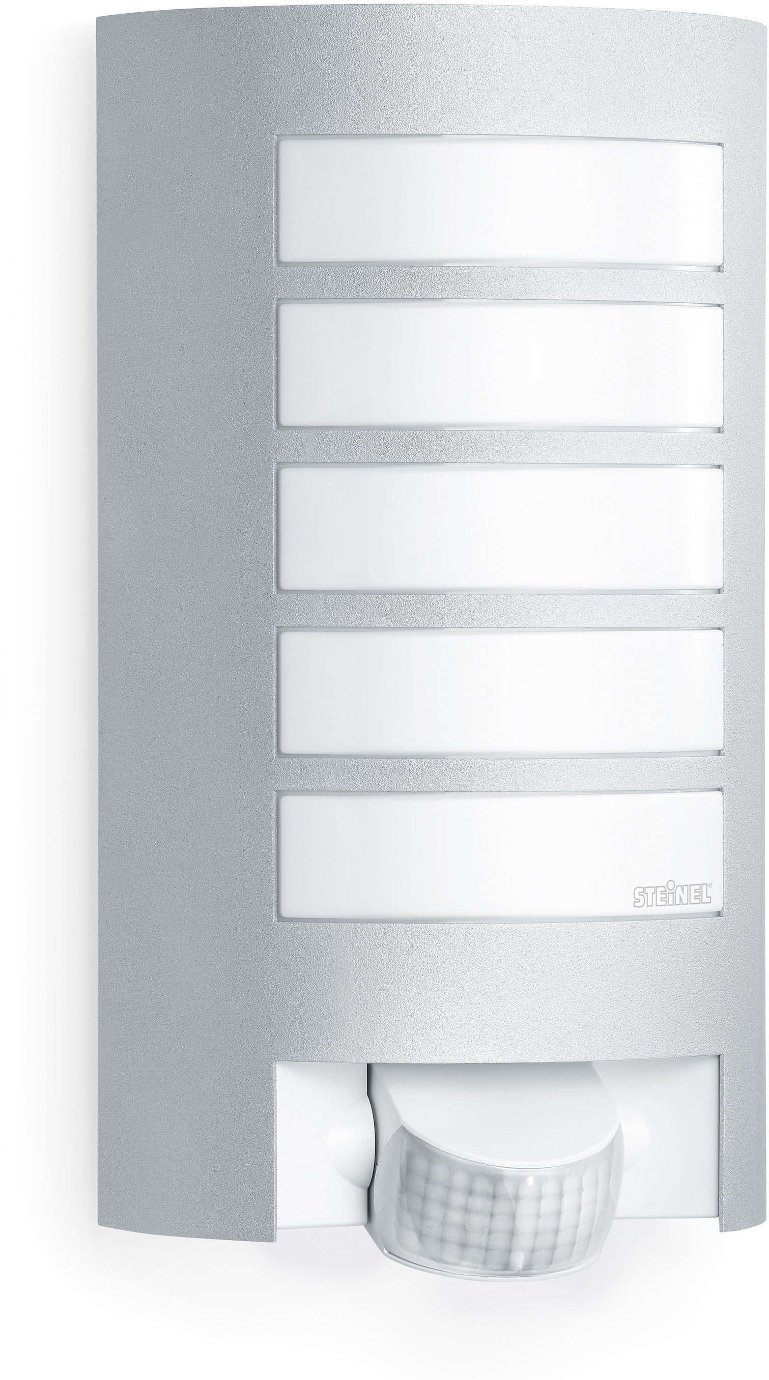 steinel Außen-Wandleuchte L 12, Bewegungsmelder, Leuchtdauer einstellbar, Tageslichtsensor, Leuchtmittel wechselbar