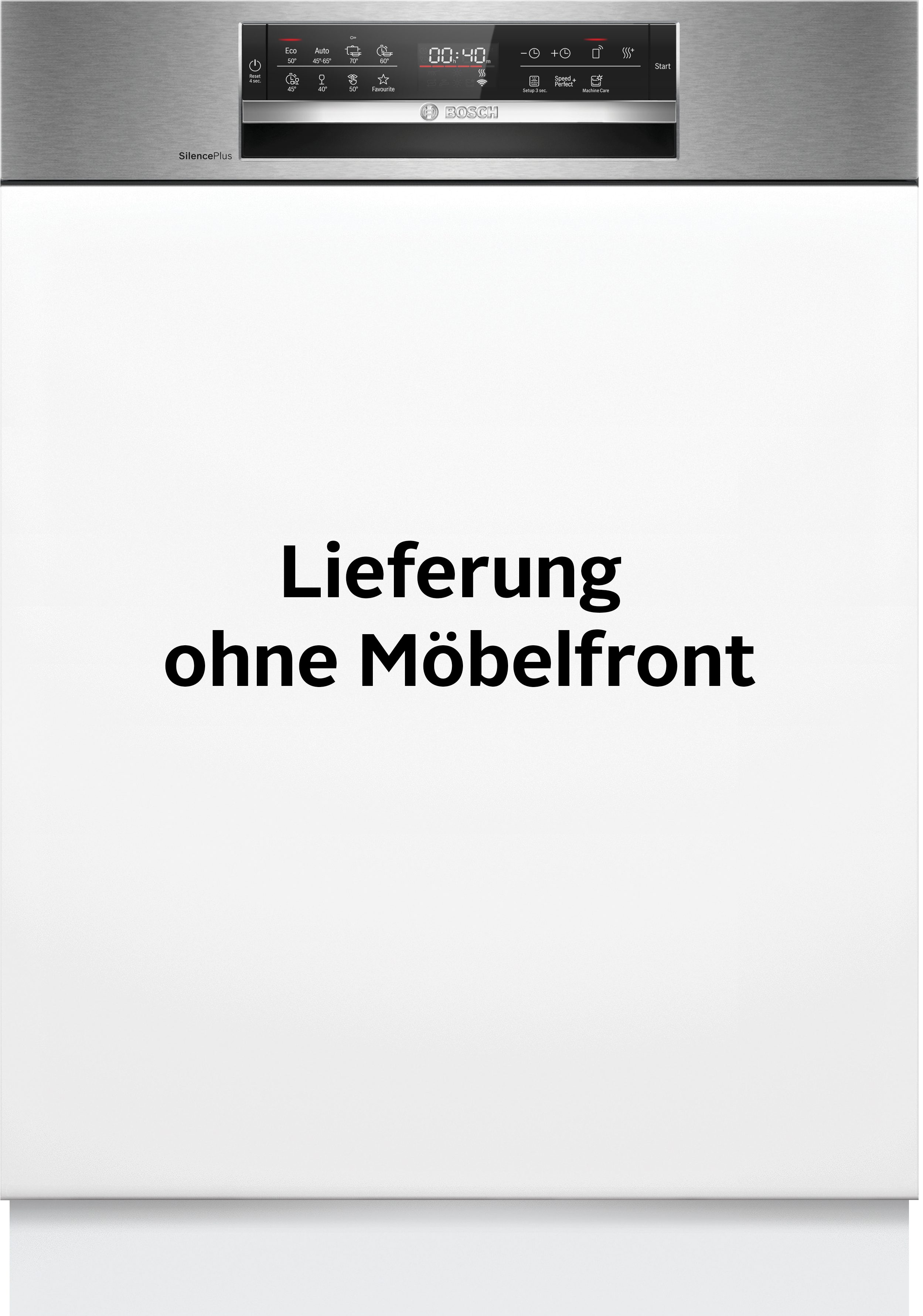 BOSCH teilintegrierbarer Geschirrspüler Serie 6 SMI6ECS12E, 14 Maßgedecke