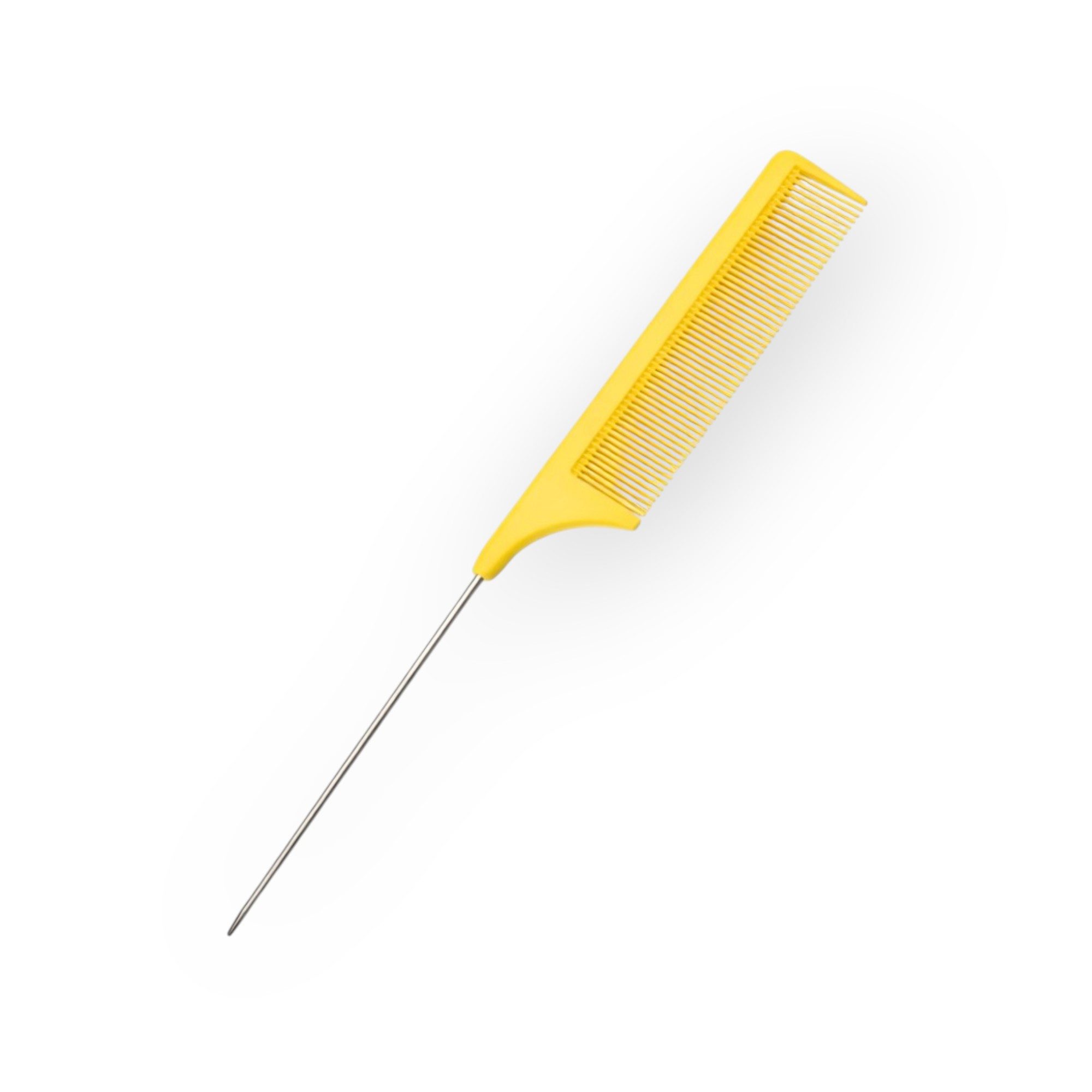 HC Haarkamm Rattenschwanz,Trennkamm Kamm mit Metallspitze In Verschiedenen Farben, (Packung), feine Metallspitz, ideal für Extensions und Flechtfrisuren
