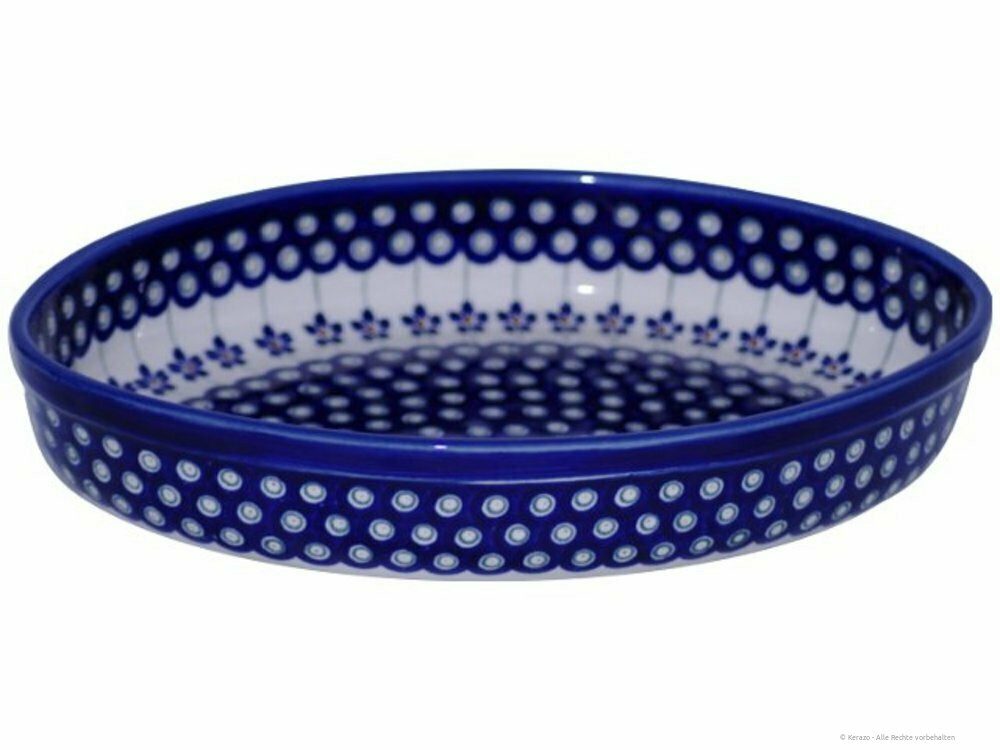 Bunzlauer Keramik Auflaufform Original Bunzlauer Keramik Auflaufform oval 31x22x5,5cm Dekor 166a, Keramik
