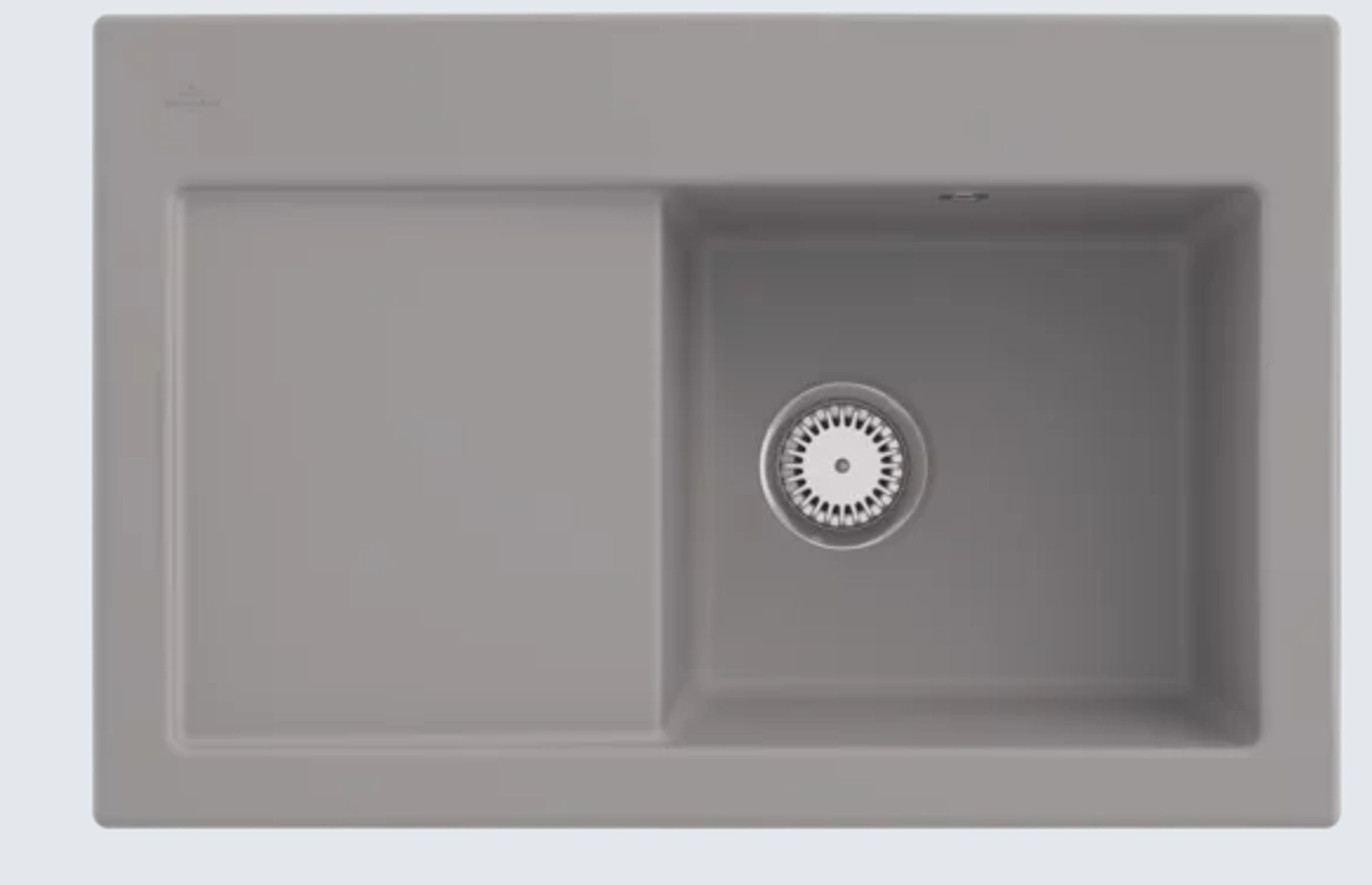 Villeroy & Boch Küchenspüle 6714 01 KD, Rechteckig, 78/22 cm, Subway Serie, Becken links und rechts möglich