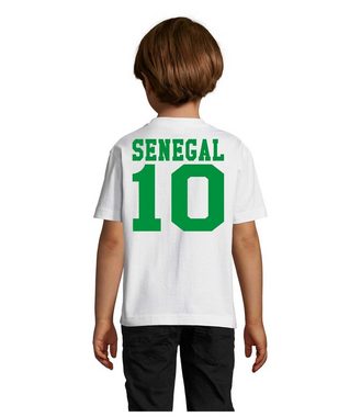 Blondie & Brownie T-Shirt Kinder Senegal Afrika Cup Sport Trikot Fußball Weltmeister Meister WM