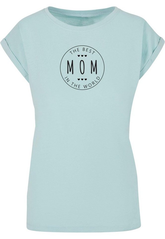 Merchcode T-Shirt Damen Ladies Mothers Day - The best mom T-Shirt (1-tlg)