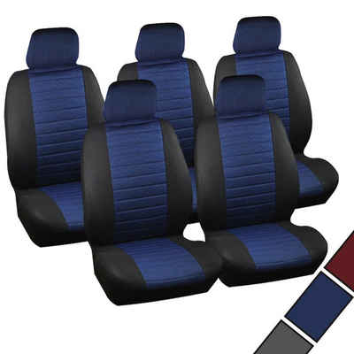 Woltu Autositzbezug, 5-tlg., Sitzbezüge Einzelsitzbezug universal Größe