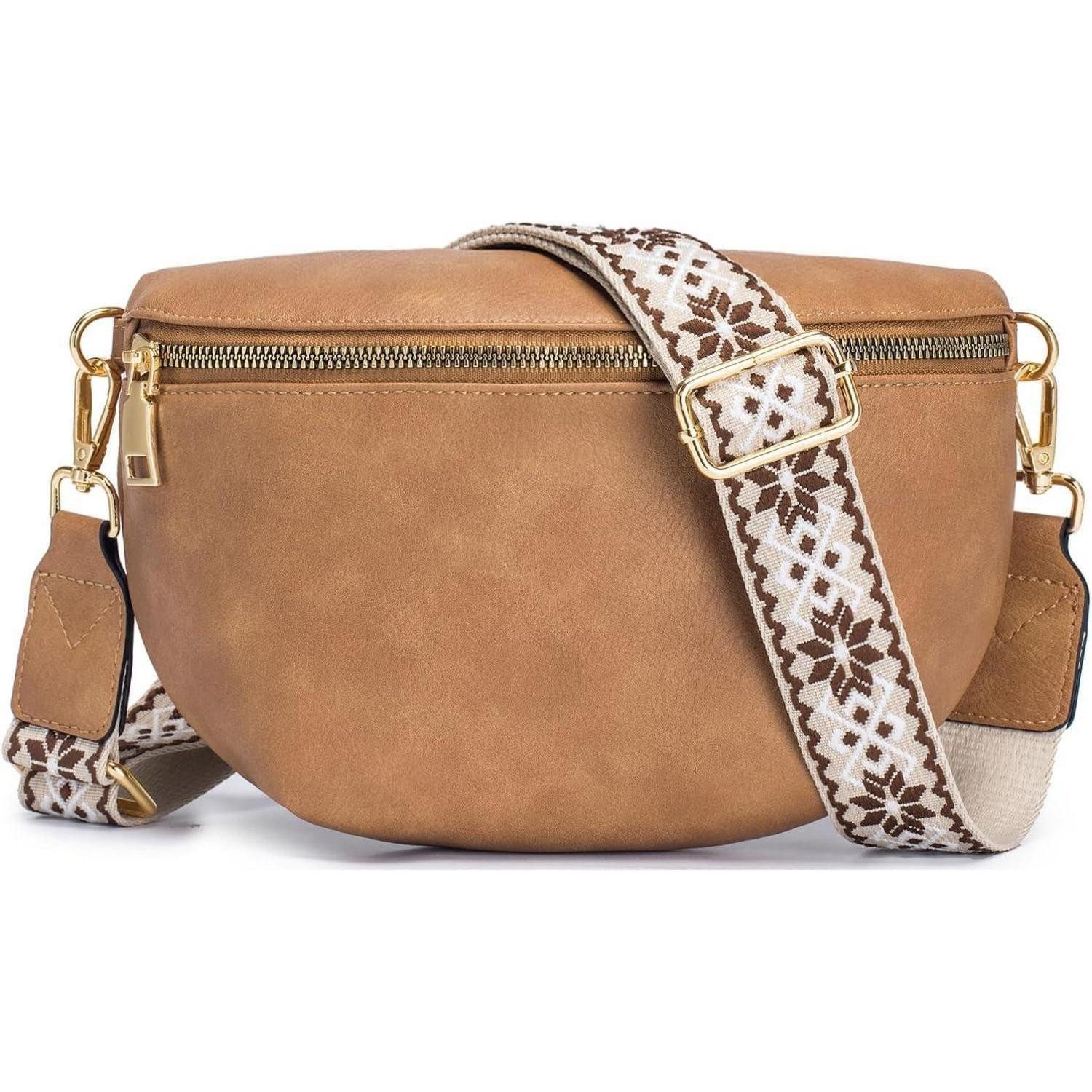 Umhängetasche Kleine Damen Umhängetasche RFID Schutz PU Leder Crossbody Bag