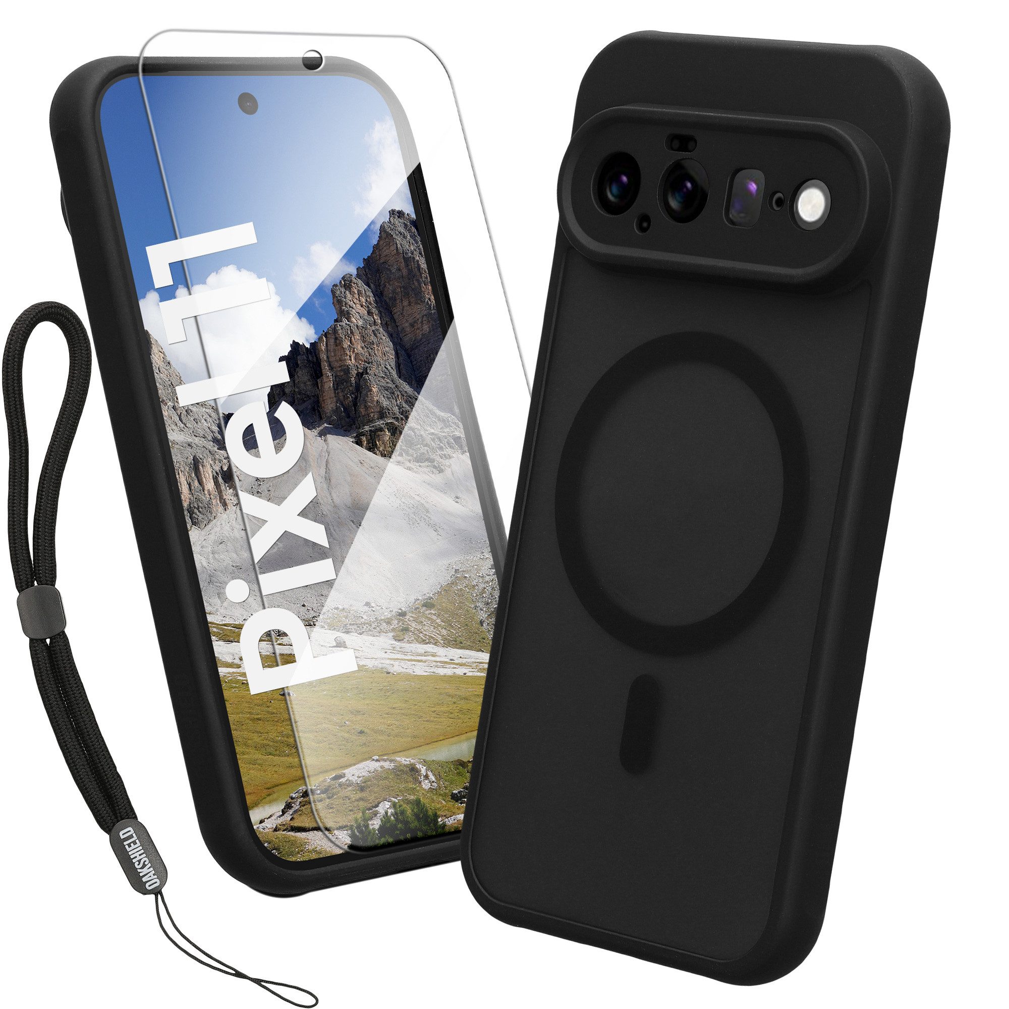 Oakshield Smartphone-Hülle Hülle für Google Pixel 11 Handyhülle transparent, Schutzhülle stoßfest mit Kameraschutz - Case