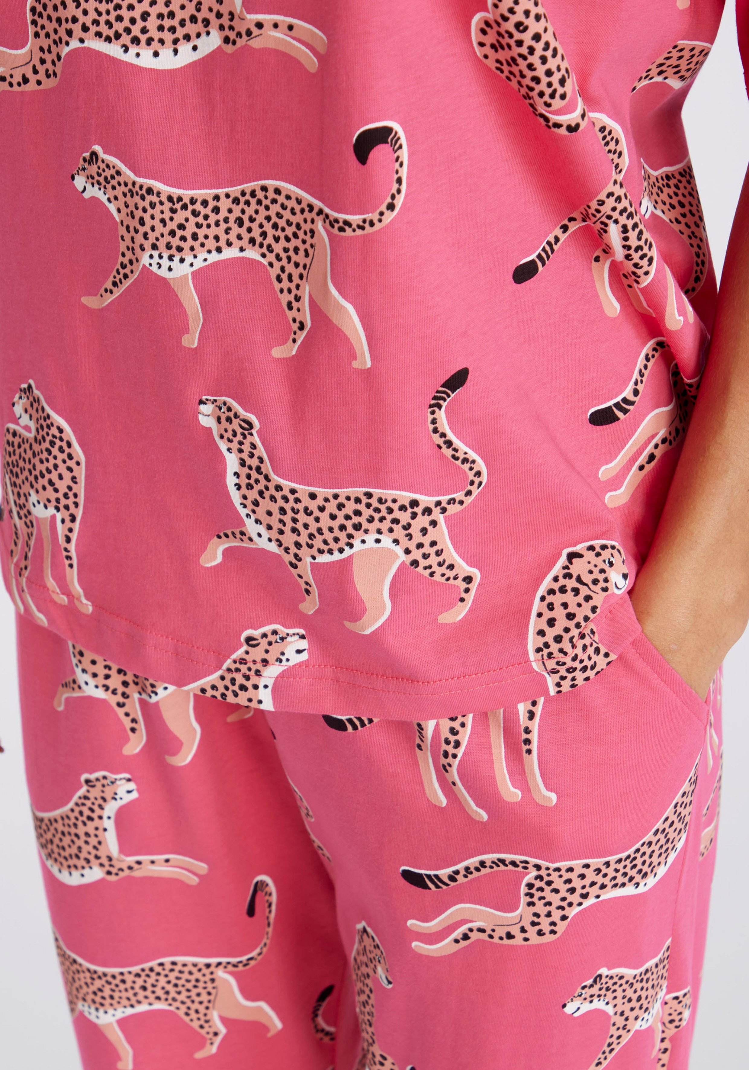 Vivance Dreams Pyjama (2 tlg) mt Animal Alloverprint
