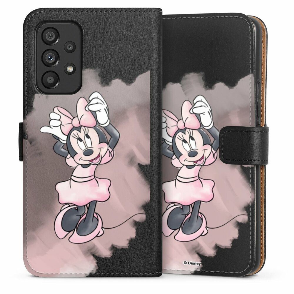 DeinDesign Handyhülle Mickey & Minnie Mouse Disney Motiv ohne Hintergrund, Samsung Galaxy A53 5G Hülle Handy Flip Case Wallet Cover