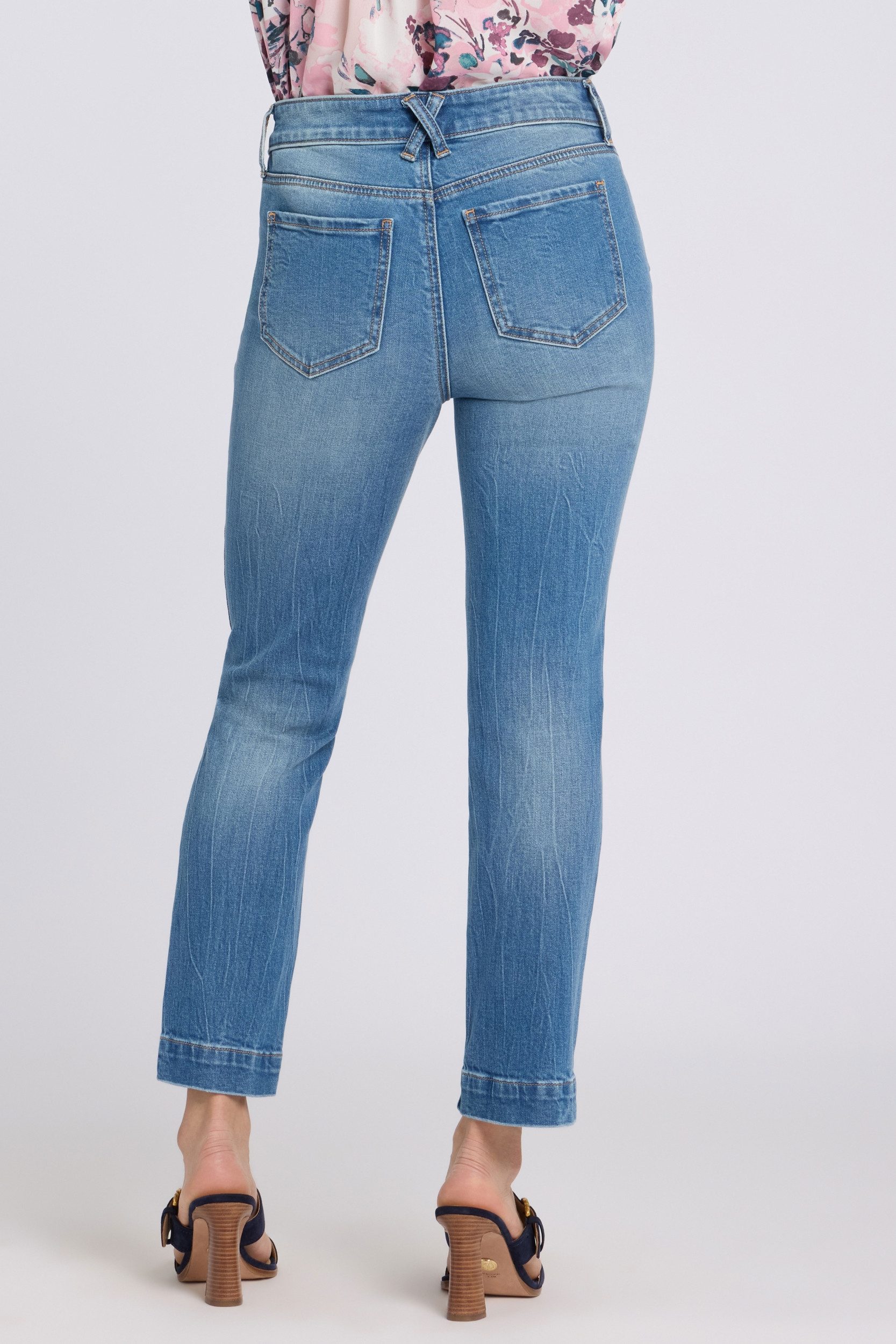 NYDJ Slim-fit-Jeans Sheri Slim Straight Ankle Jeans