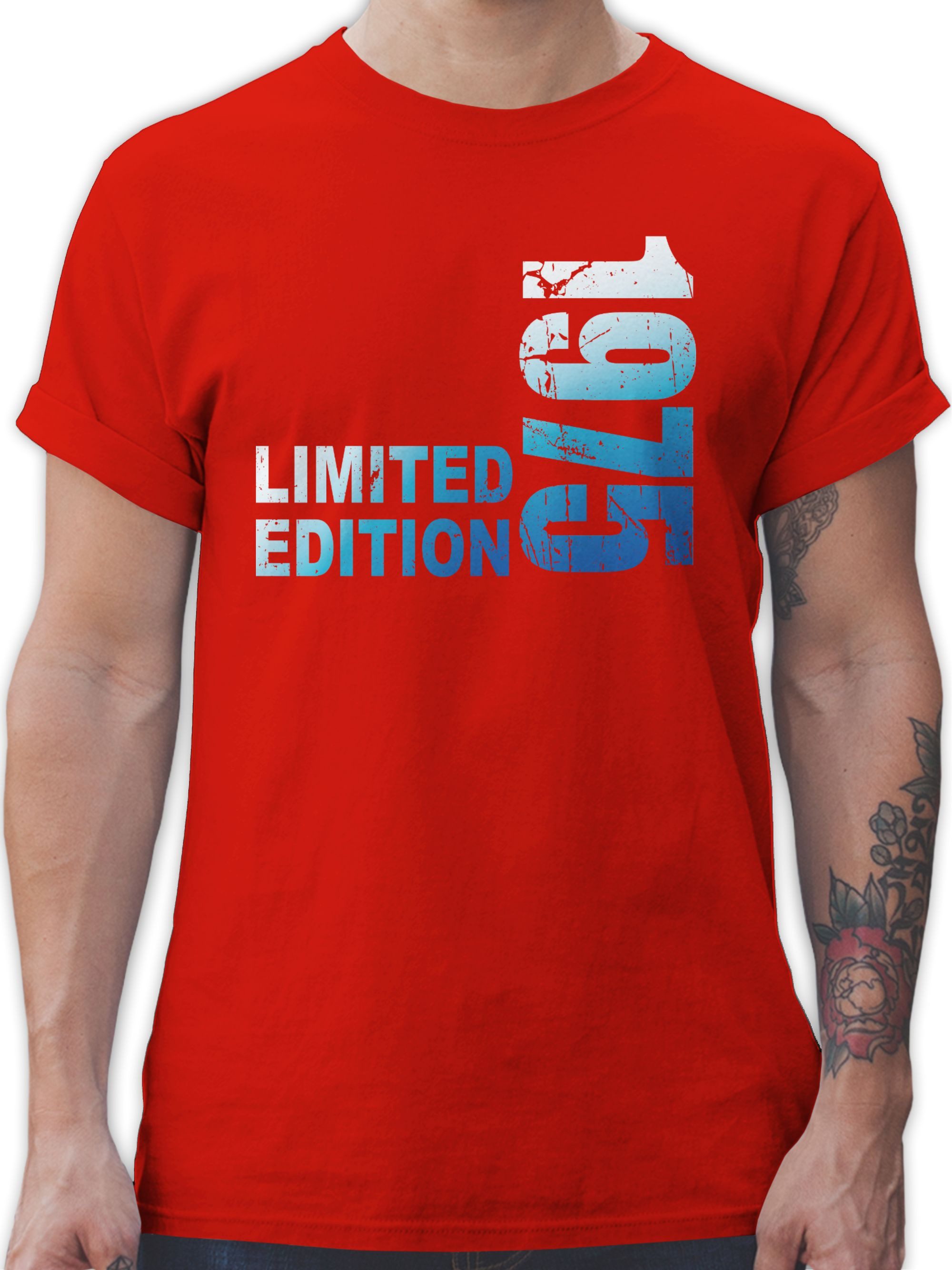 Shirtracer T-Shirt Limited Edition 1975 50. günstig online kaufen