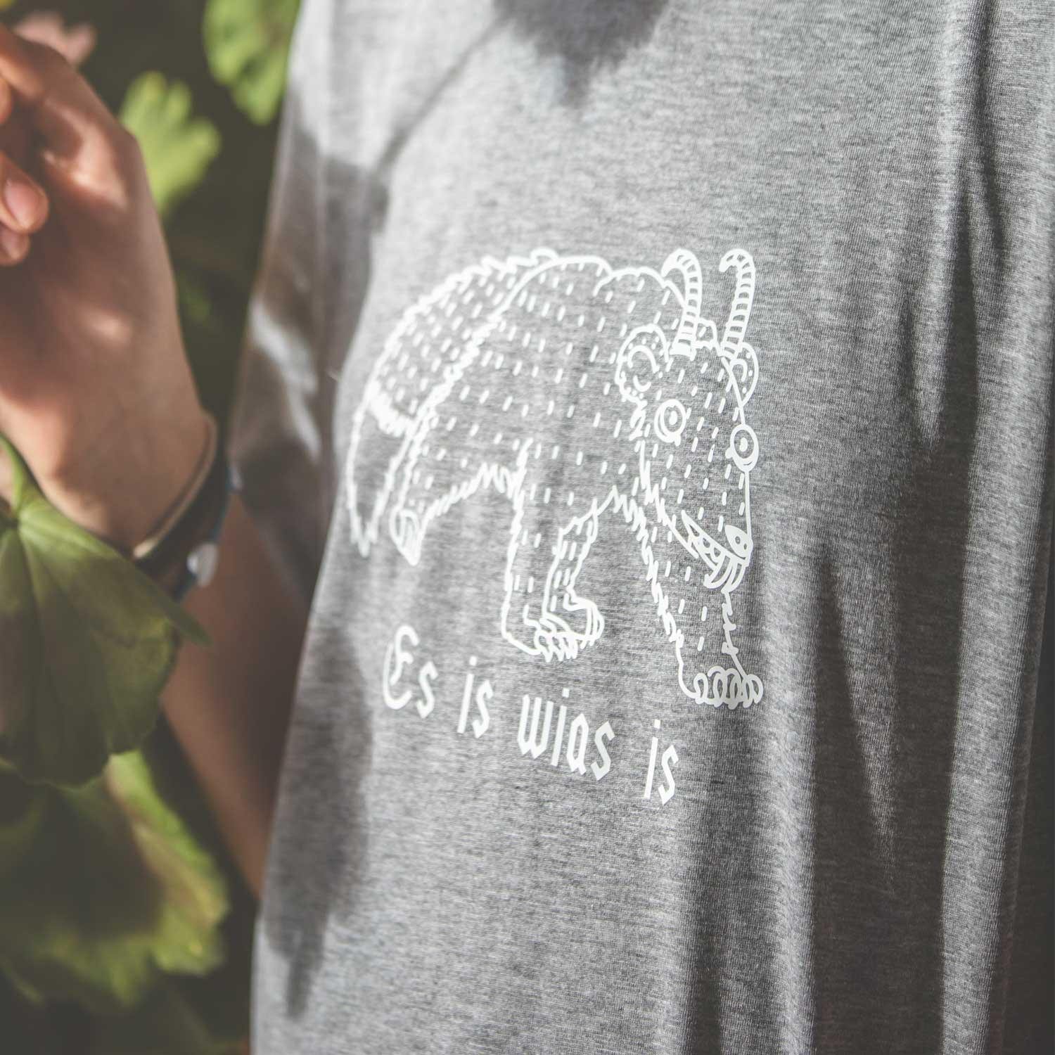 Bavariashop Print-Shirt Kinder T-Shirt Wolpertinger "Es is wias is"