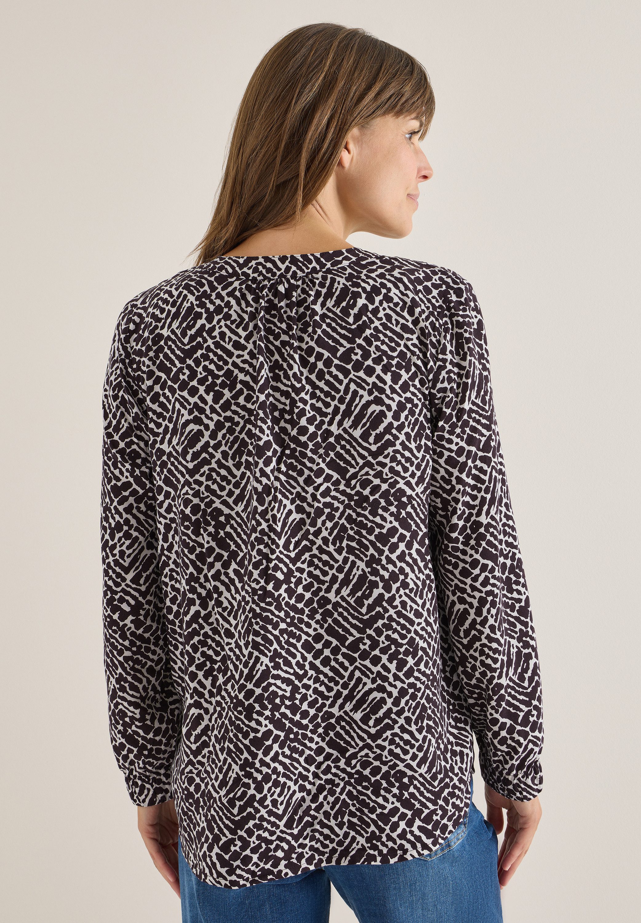 CECIL Langarmbluse mit grafischem Muster günstig online kaufen